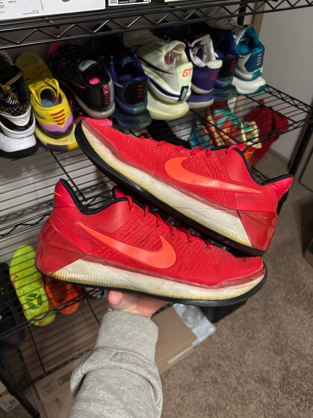 Size 10 - Nike Kobe AD University Red