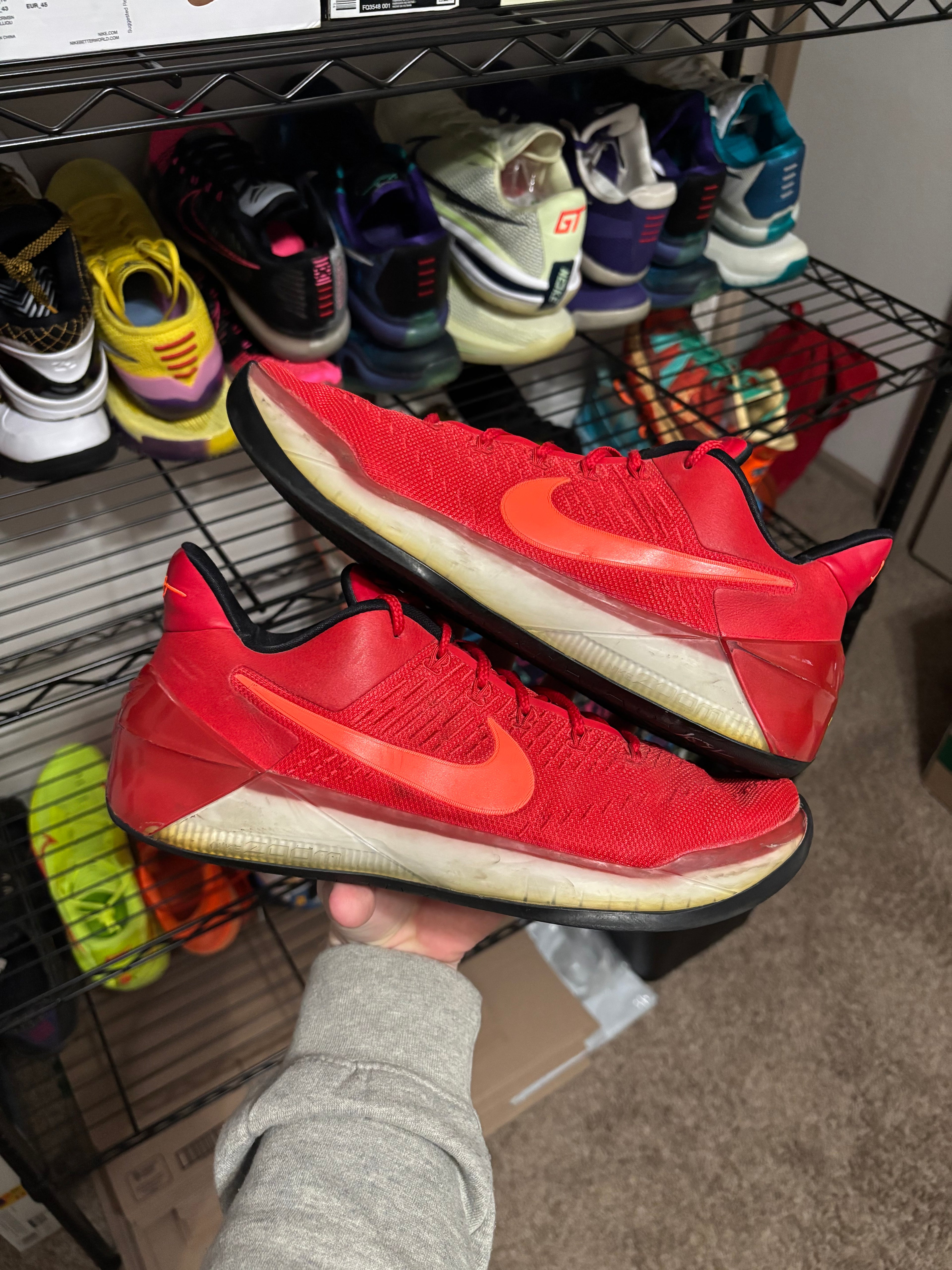 Size 10 - Nike Kobe AD University Red