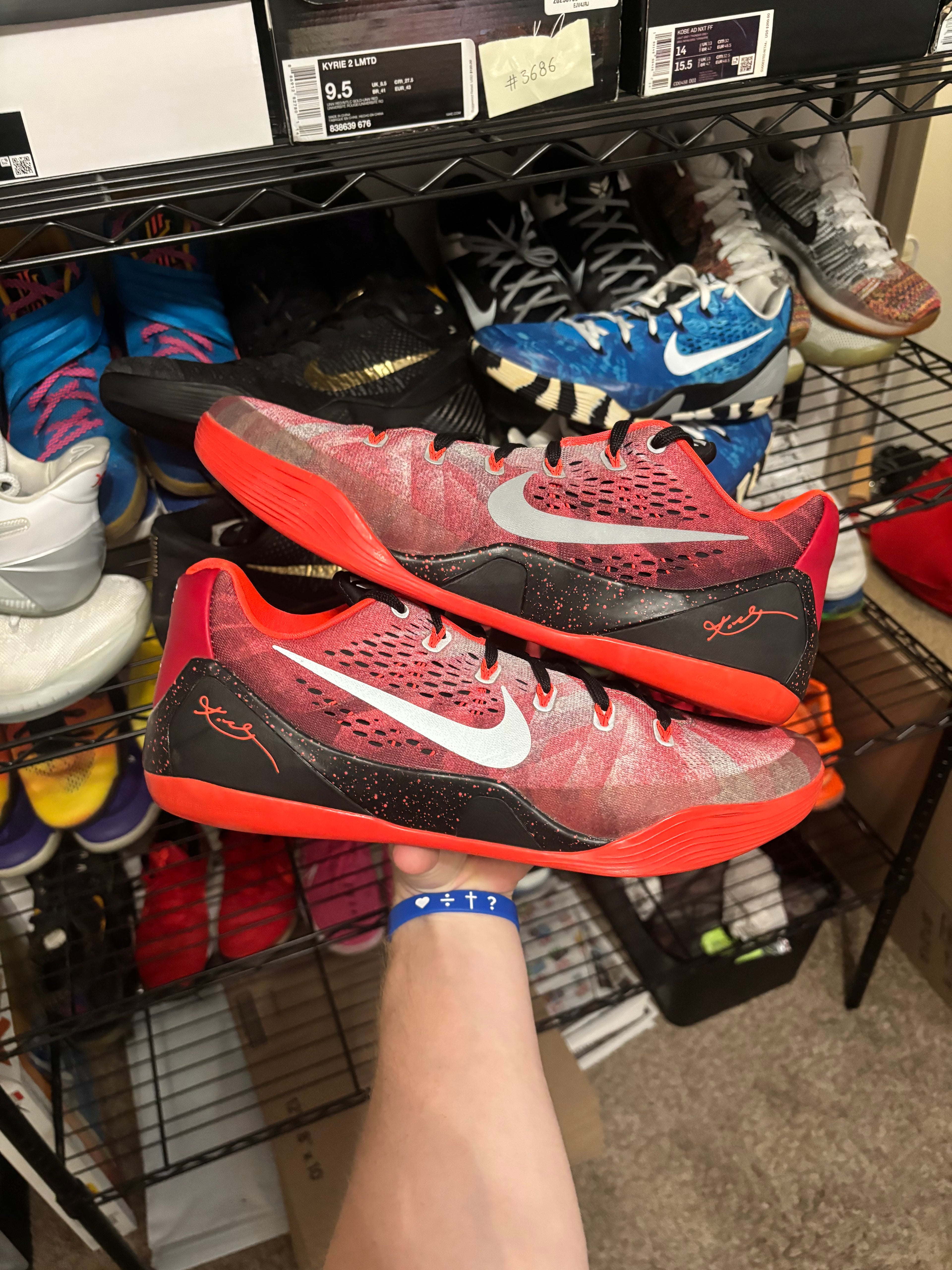 Size 13 - Nike Kobe 9 Gym Red