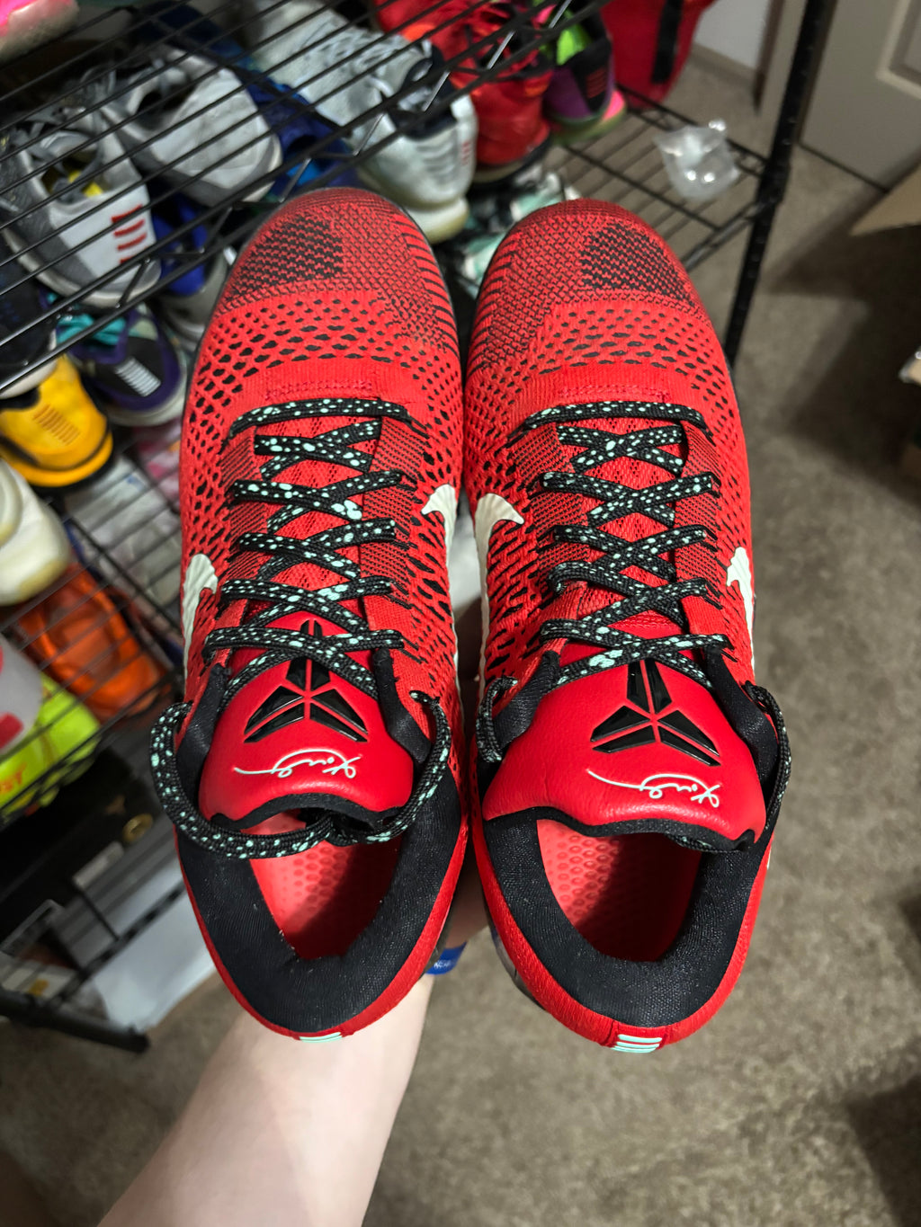 Size 10 - Nike Kobe 9 Elite University Red