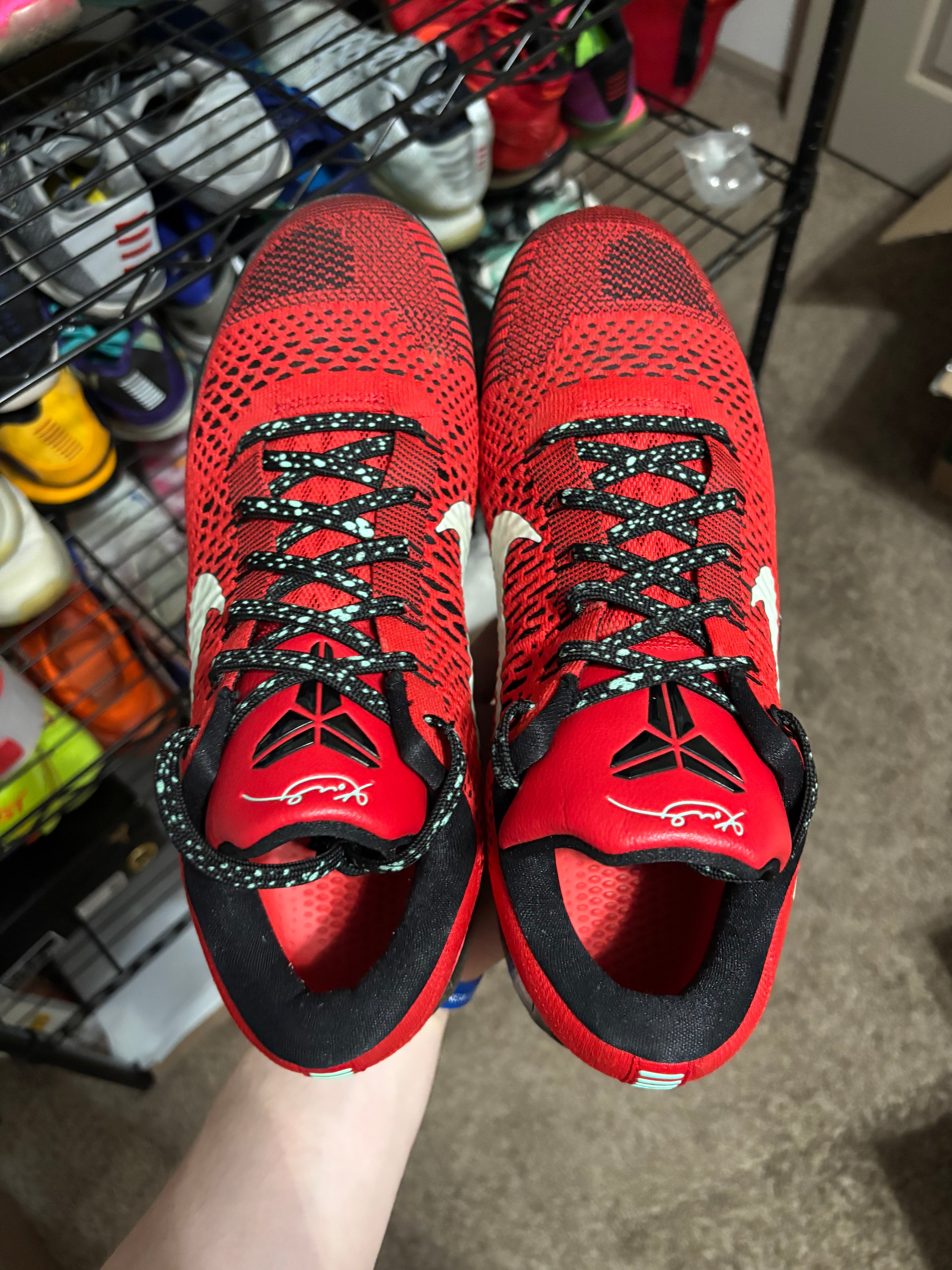 Size 10 - Nike Kobe 9 Elite University Red