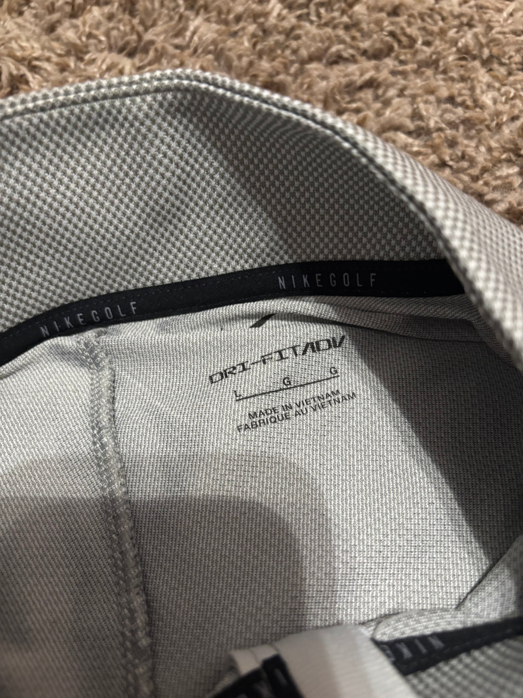 Size L - Georgia Golf Dri-Fit Quarterzip