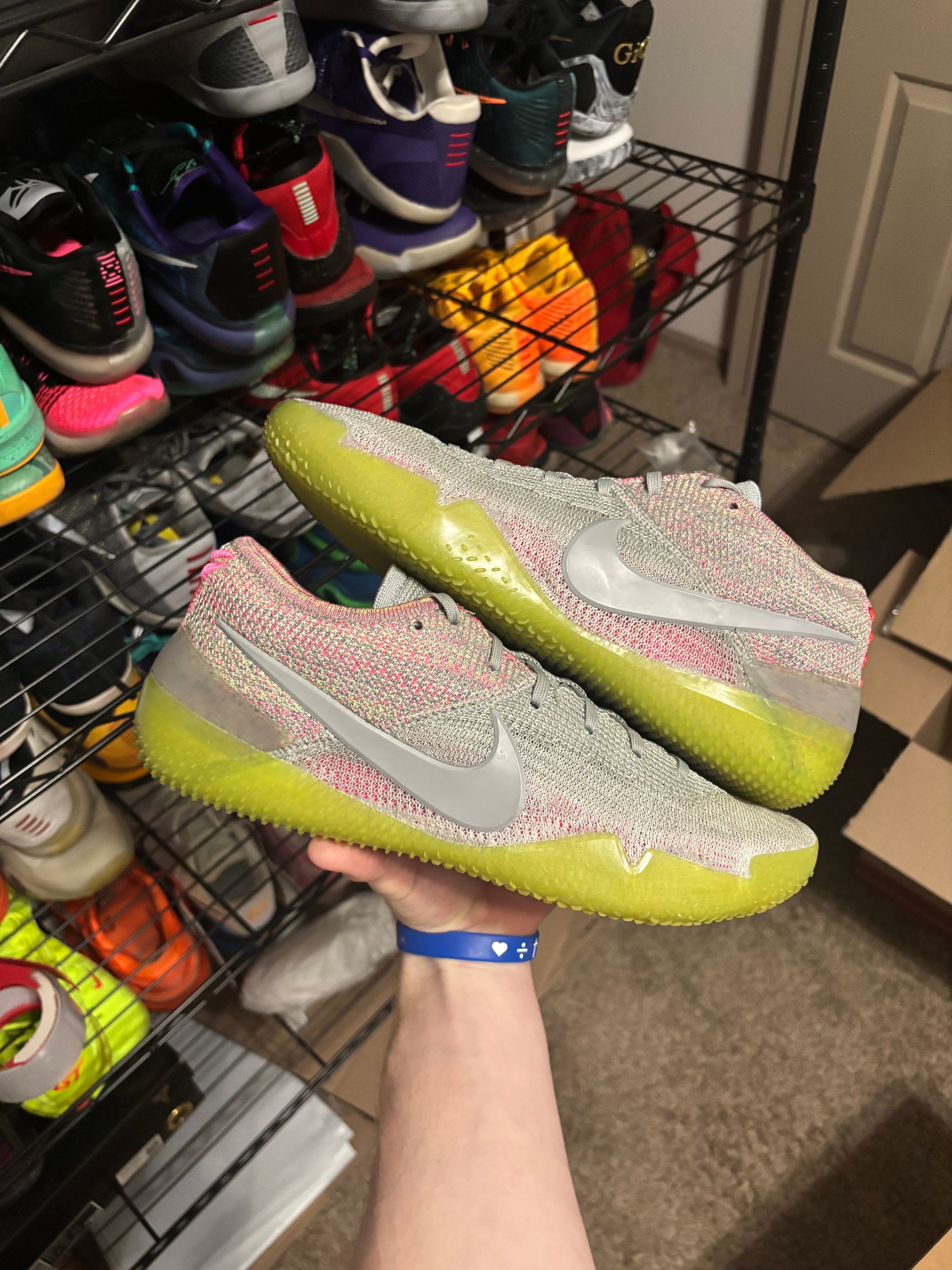 Size 10.5 - Nike Kobe Nxt 360 Grey Multicolor