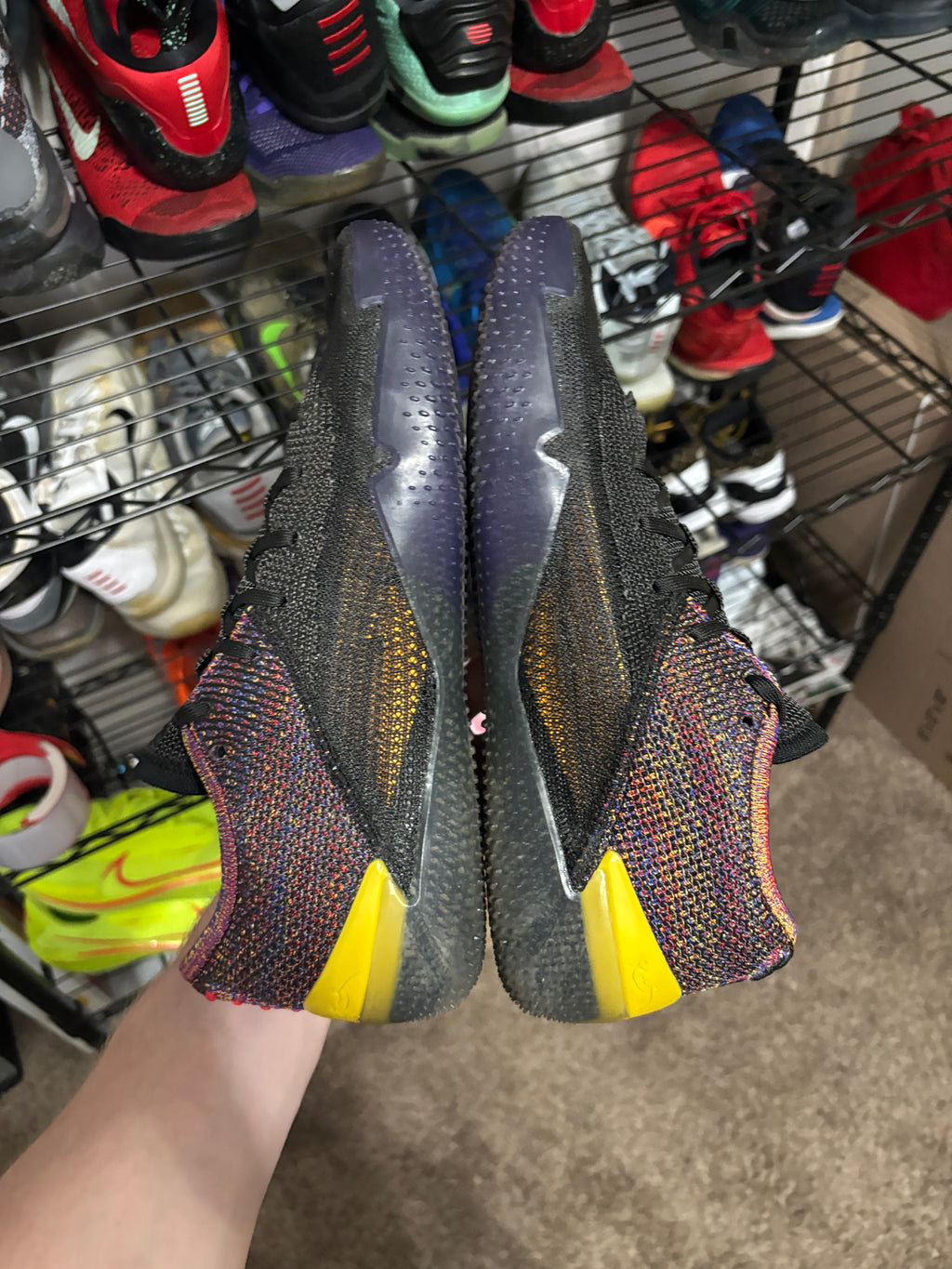 Size 9.5 - Nike Kobe Nxt 360 Black Multicolor
