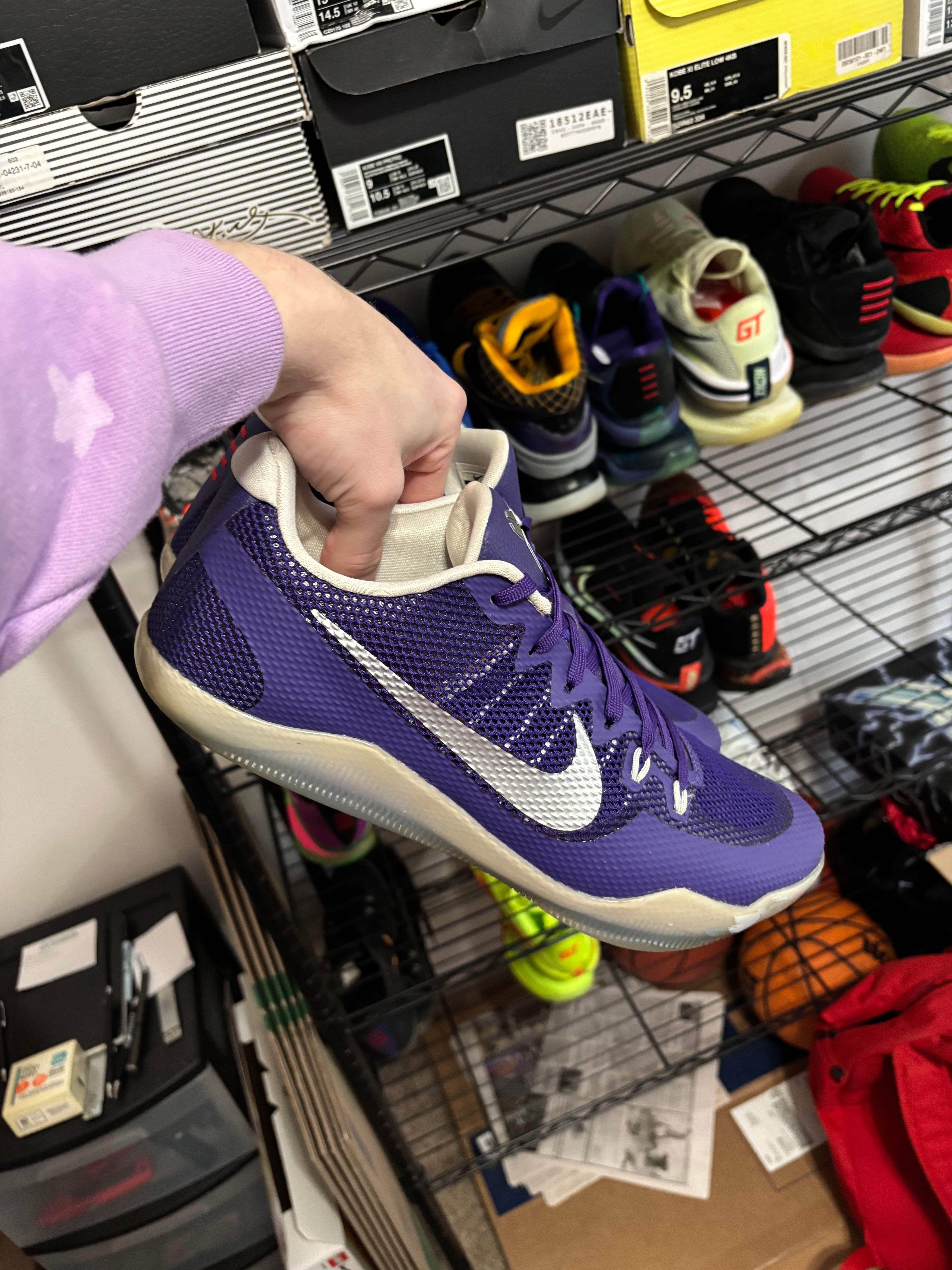 Size 12.5 - Nike Kobe 11 TB Purple