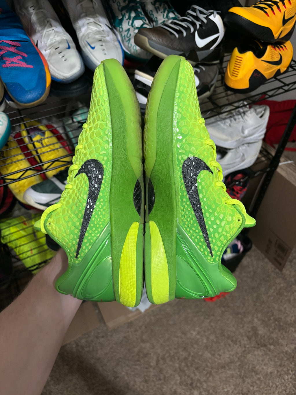 Size 11 - Nike Kobe 6 Protro Grinch