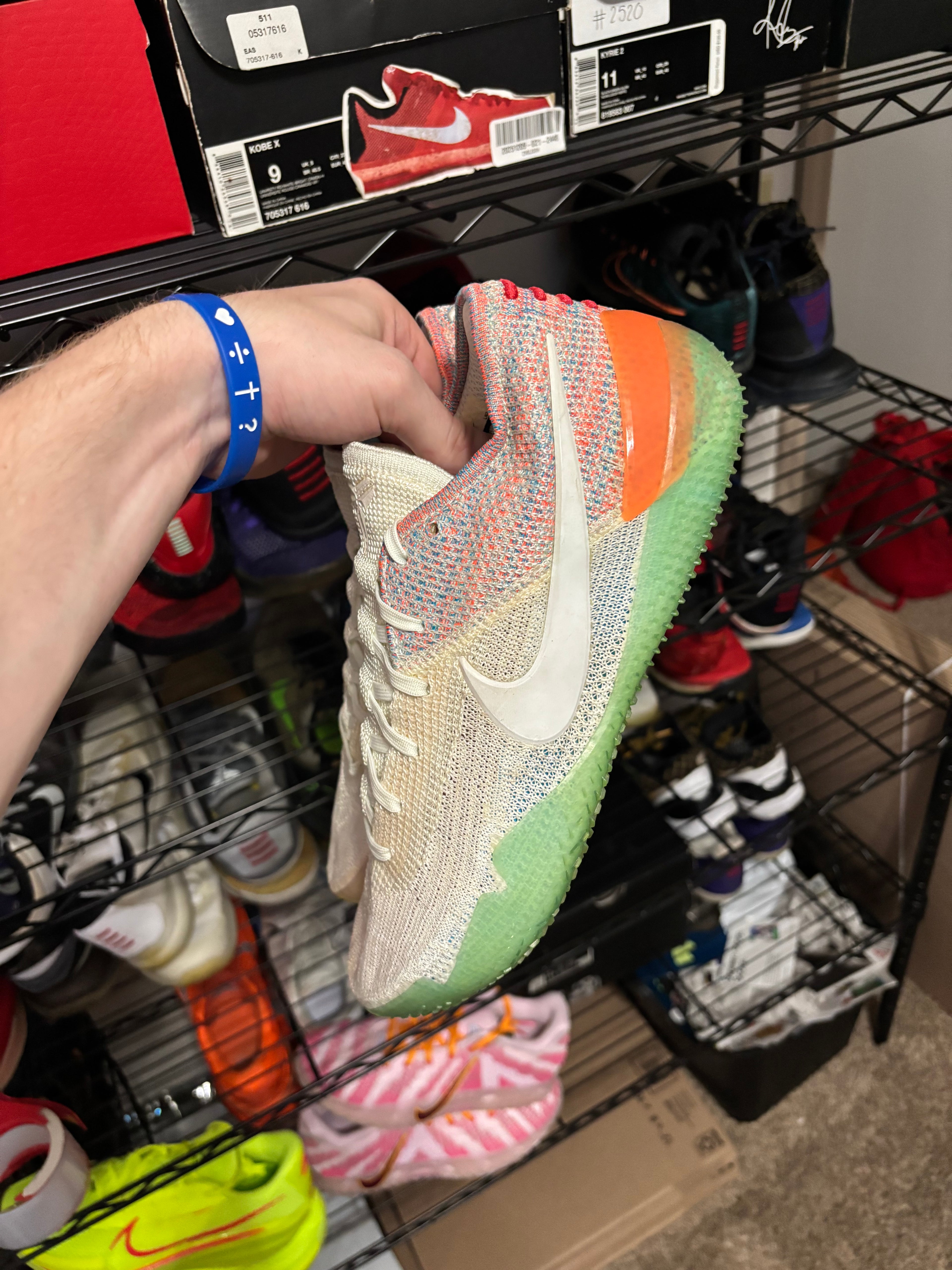 Size 10 - Nike Kobe Nxt 360 White Multicolor