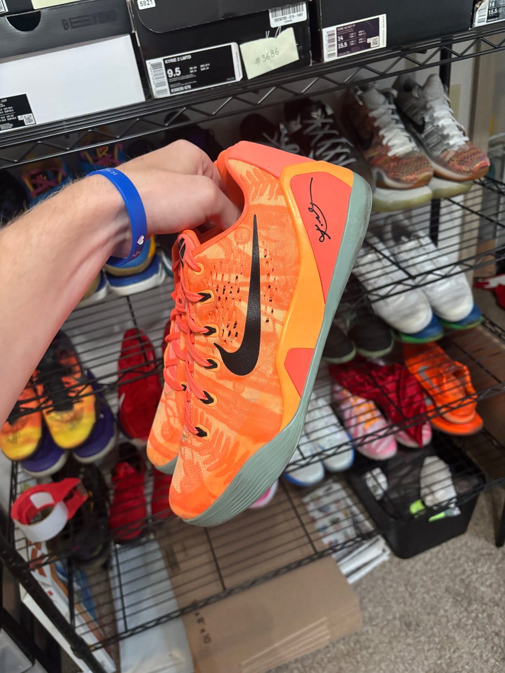 Size 11 - Nike Kobe 9 Peach Mango