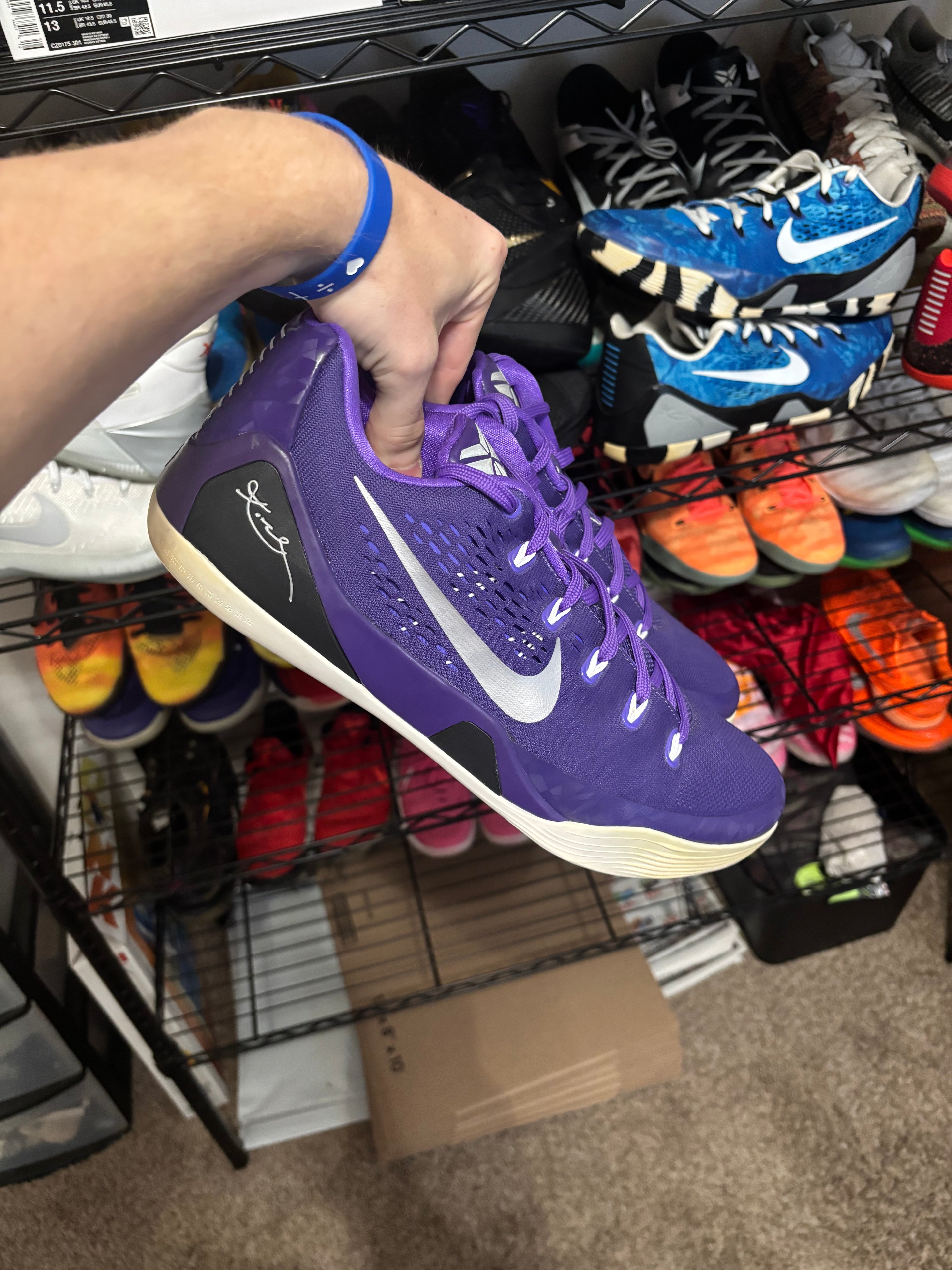 Size 13 - Nike Kobe 9 TB Purple