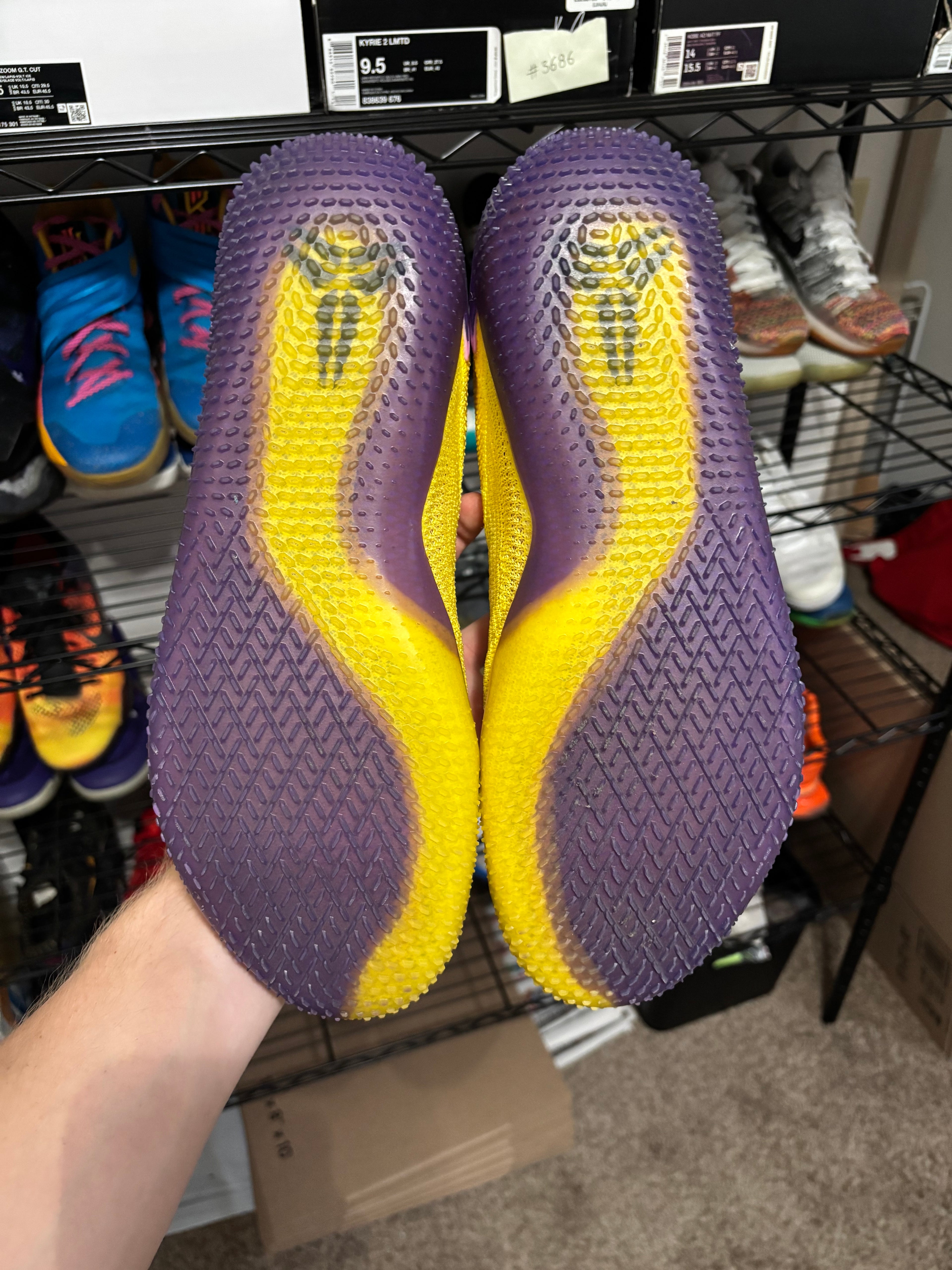 Size 13 - Nike Kobe Nxt 360 Yellow Strike