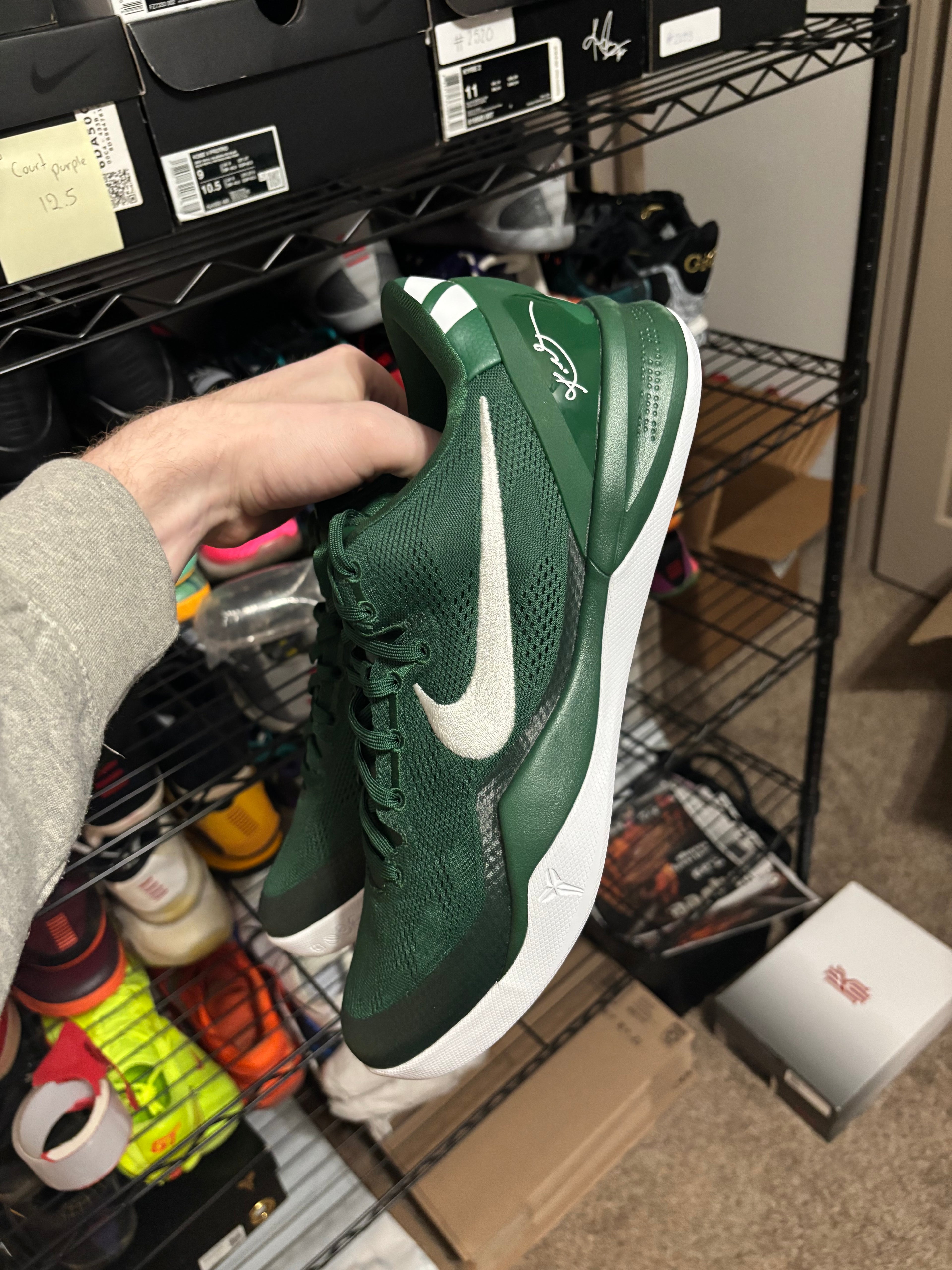 Size 14 - Nike Kobe 8 Protro TB Green