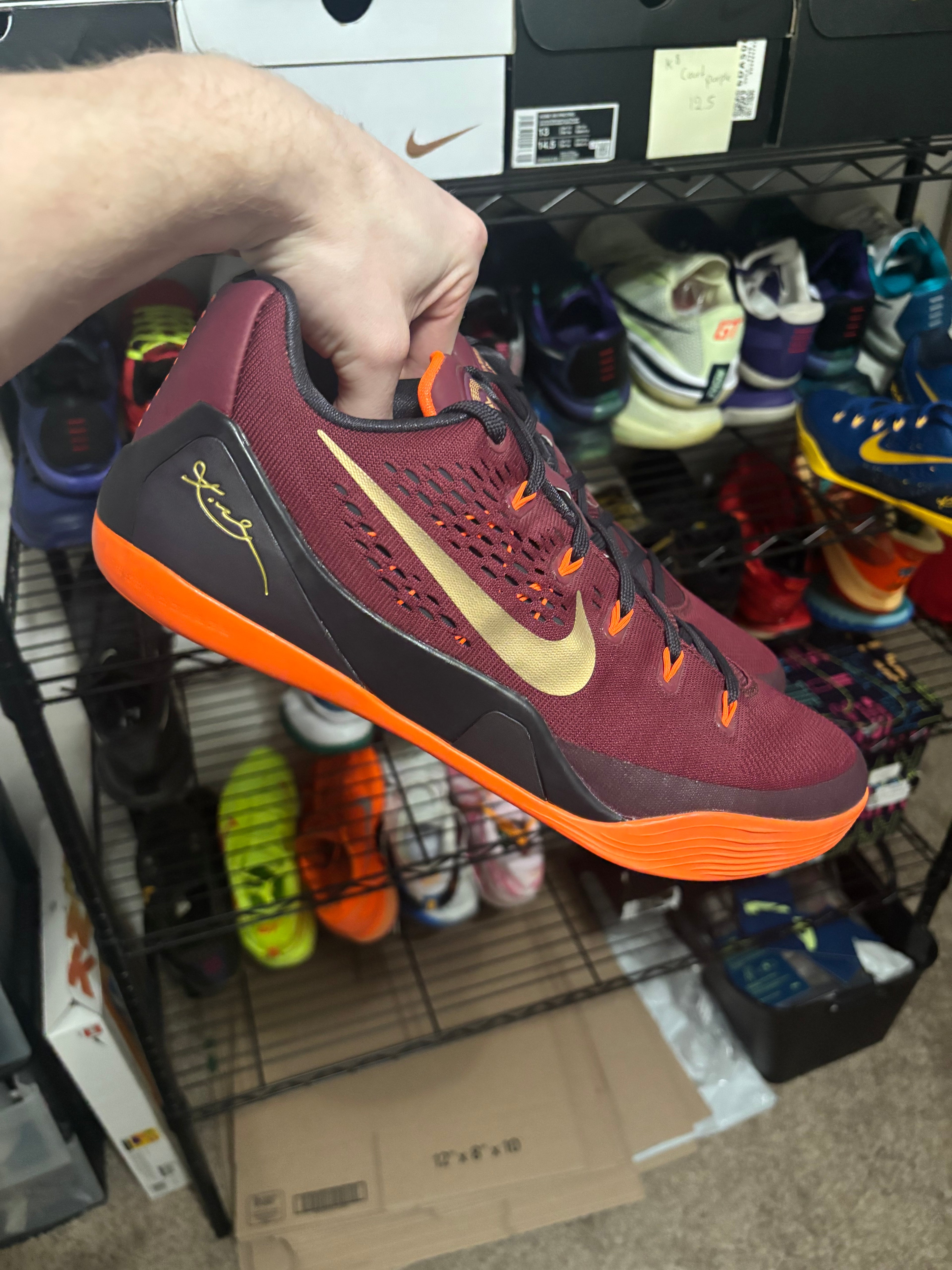 Size 13 - Nike Kobe 9 Deep Garnet