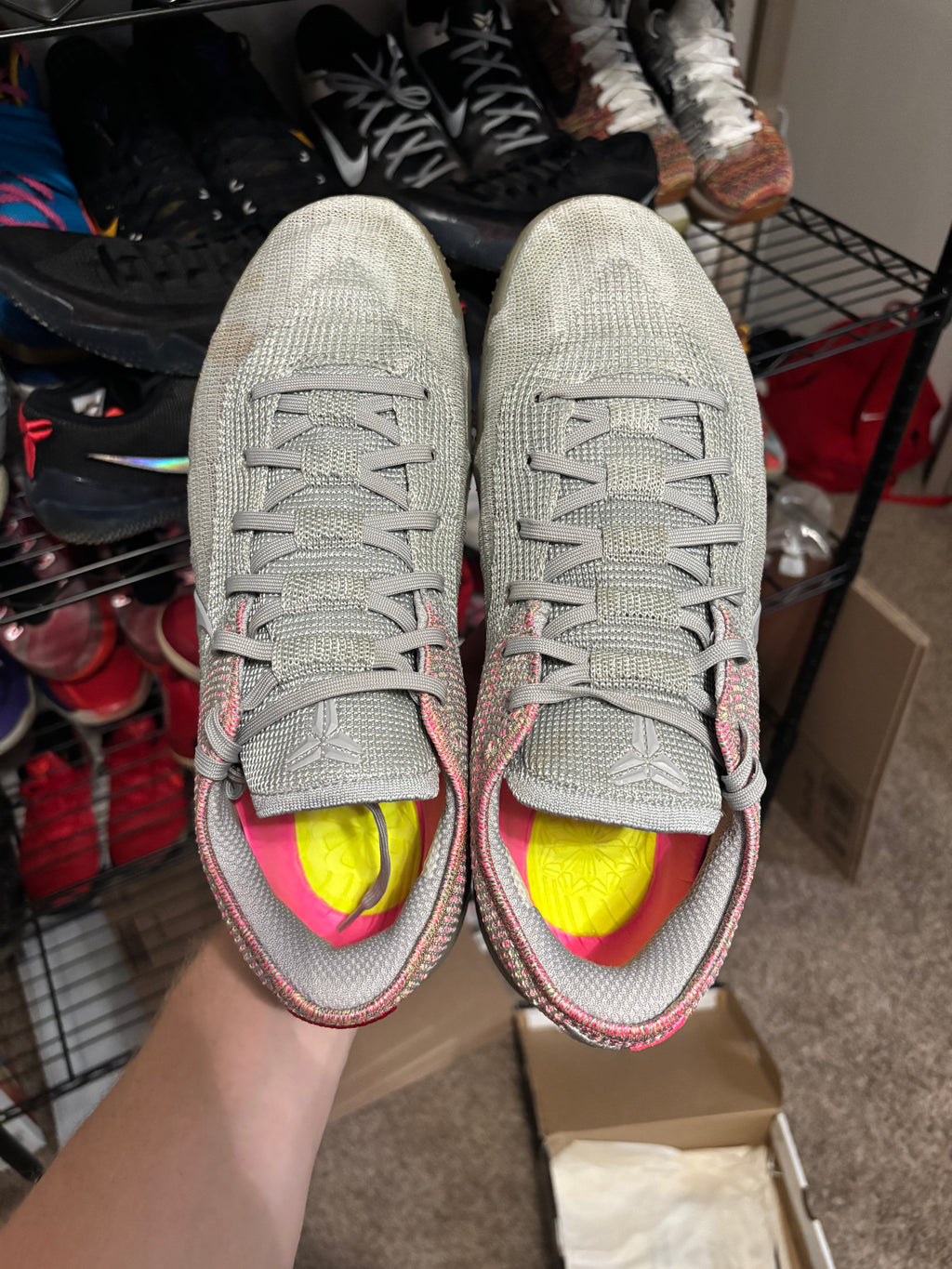 Size 10.5 - Nike Kobe Nxt 360 Grey Multicolor