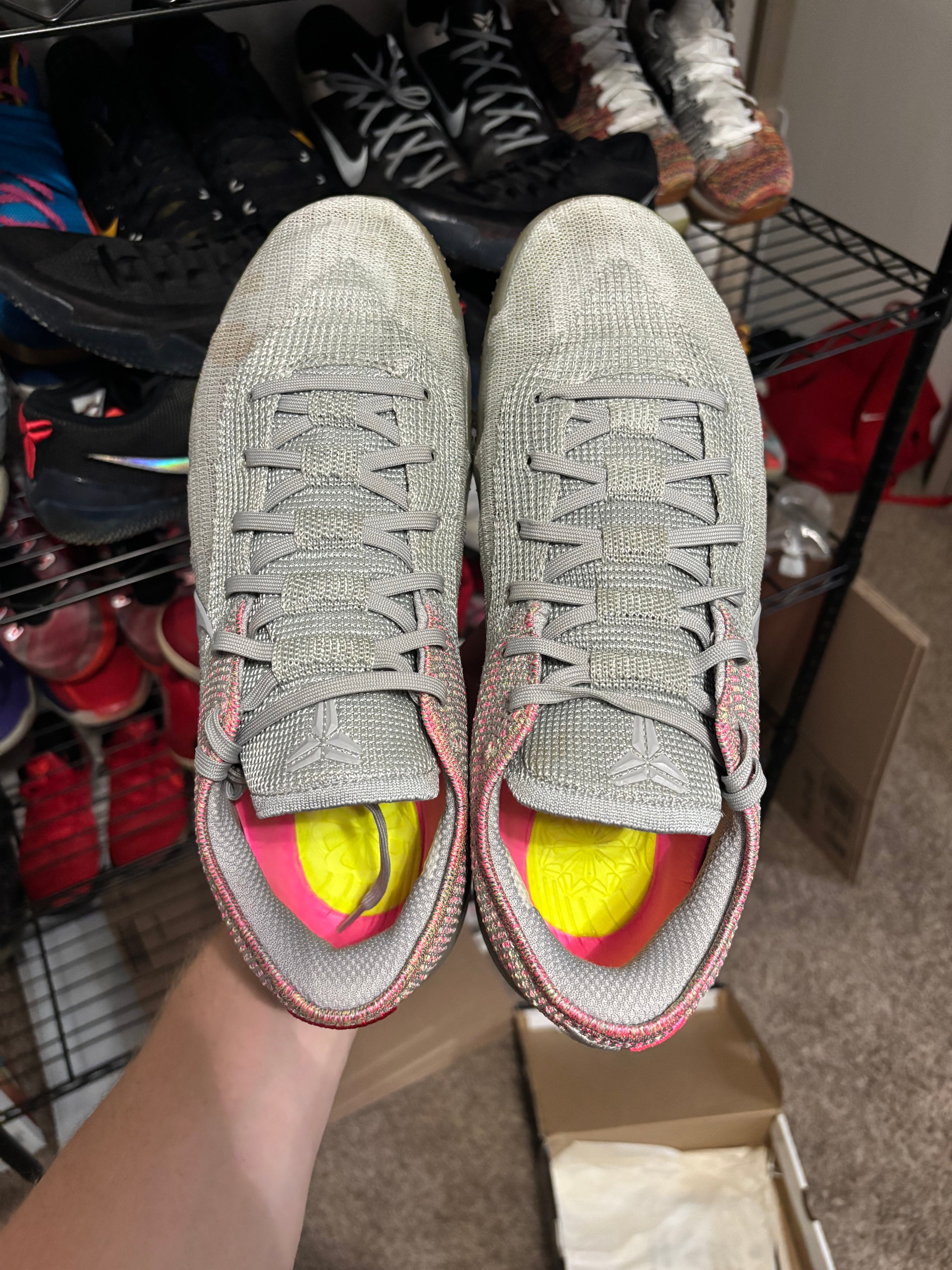 Size 10.5 - Nike Kobe Nxt 360 Grey Multicolor
