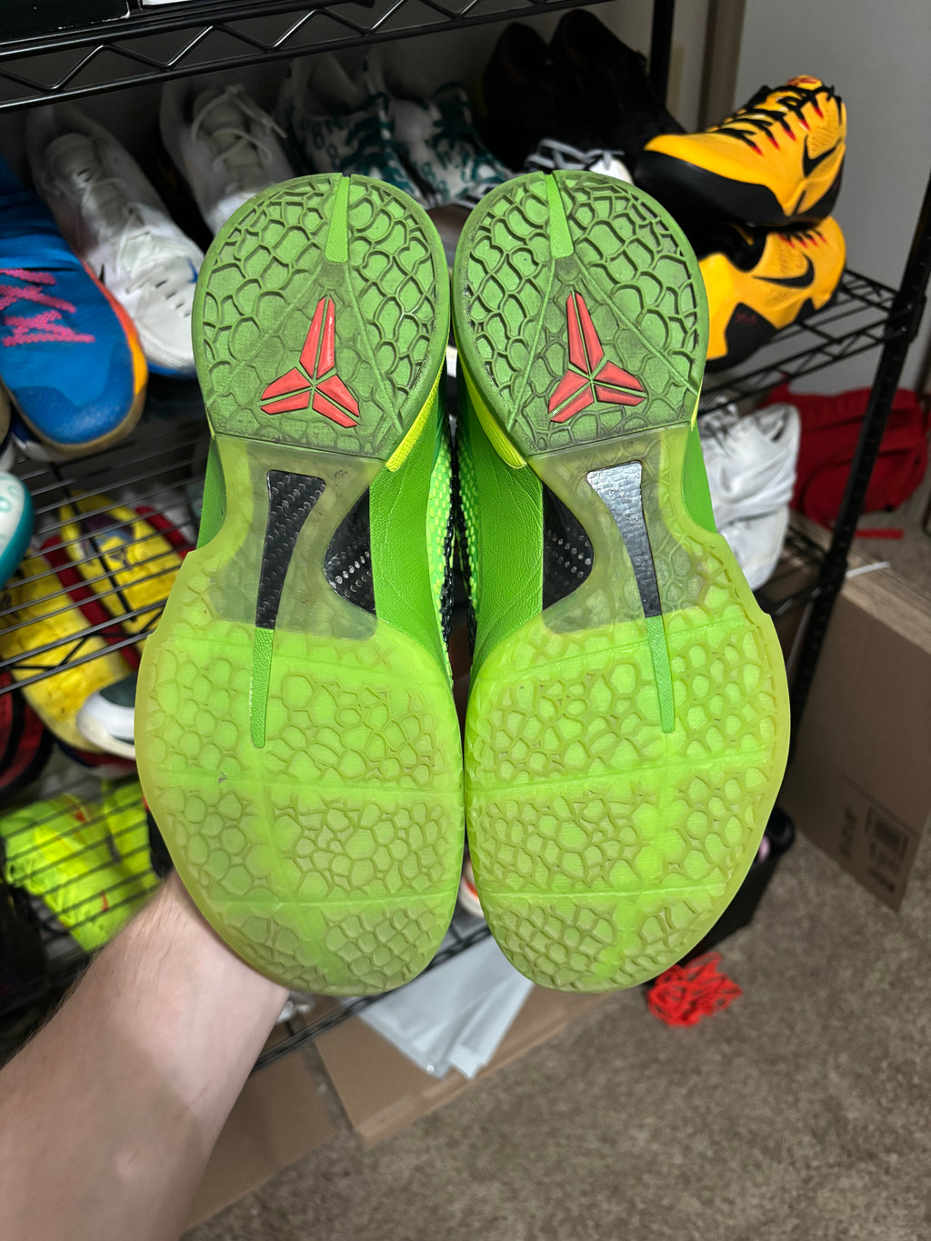 Size 11 - Nike Kobe 6 Protro Grinch