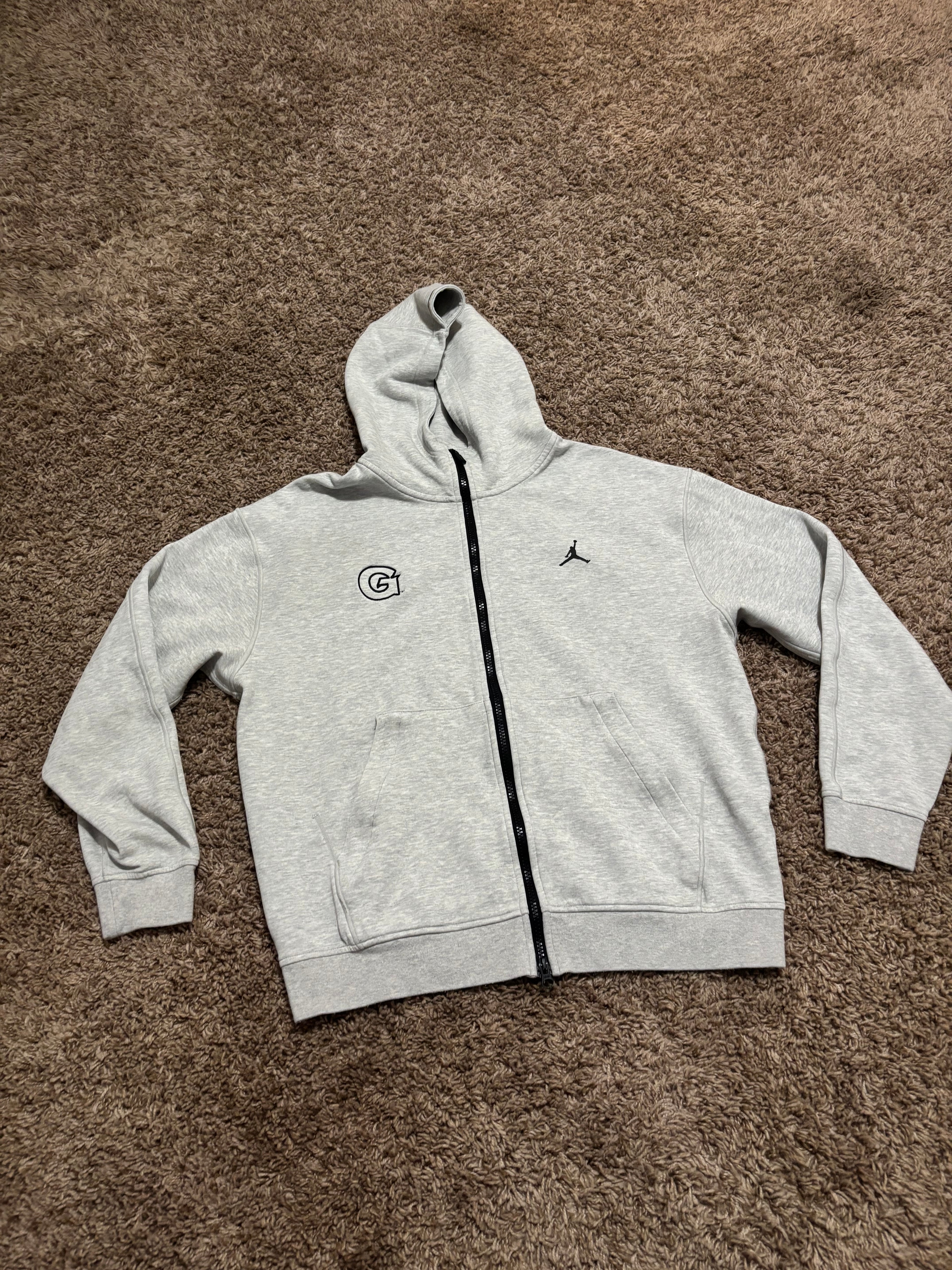 Size M - Georgetown Basketball Dri-Fit Zip Up