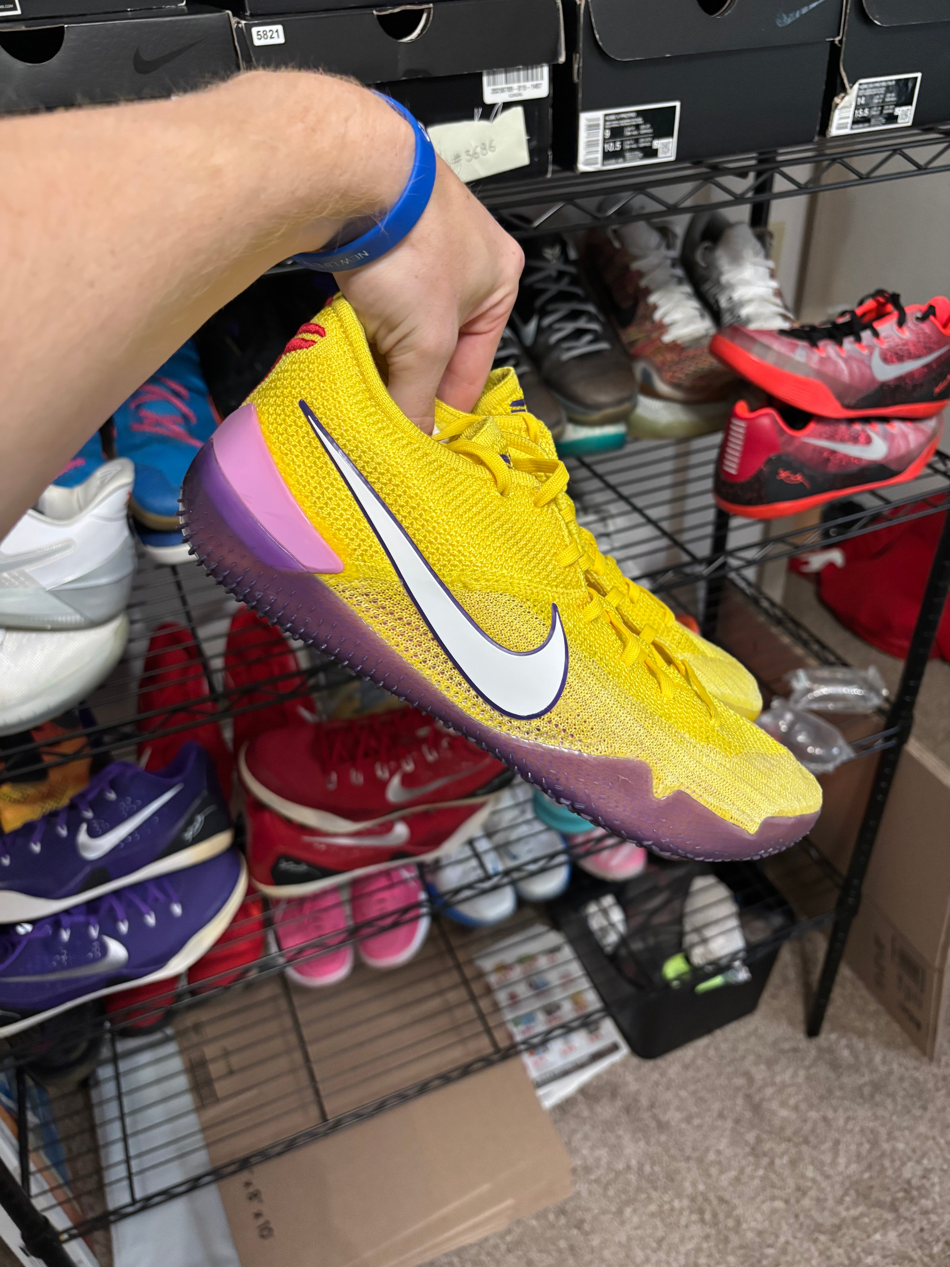 Size 11 - Nike Kobe Nxt 360 Yellow Strike