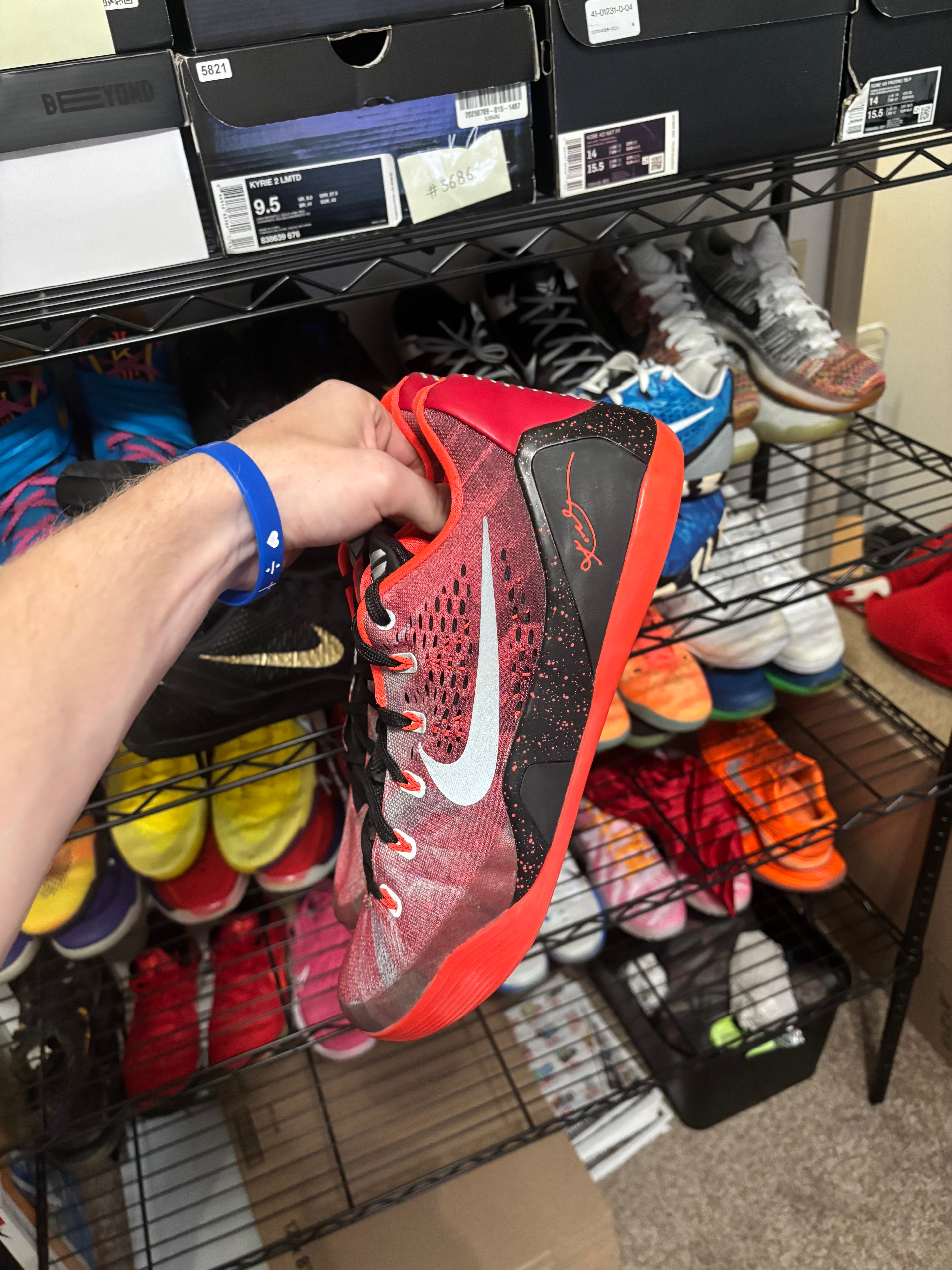 Size 13 - Nike Kobe 9 Gym Red