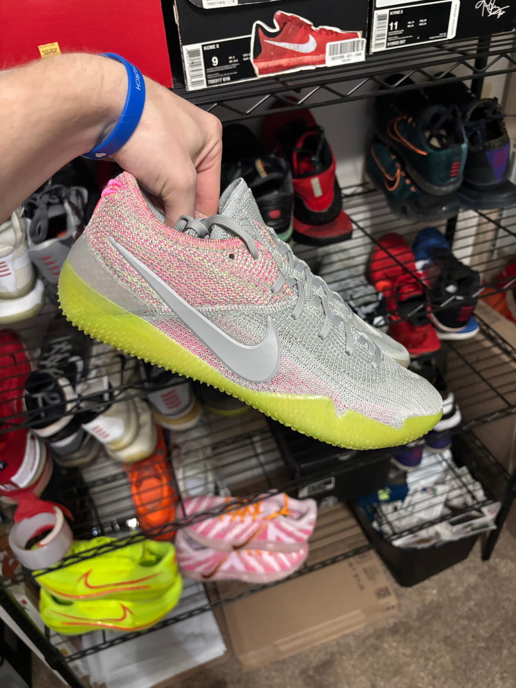 Size 9.5 - Nike Kobe Nxt 360 Grey Multicolor