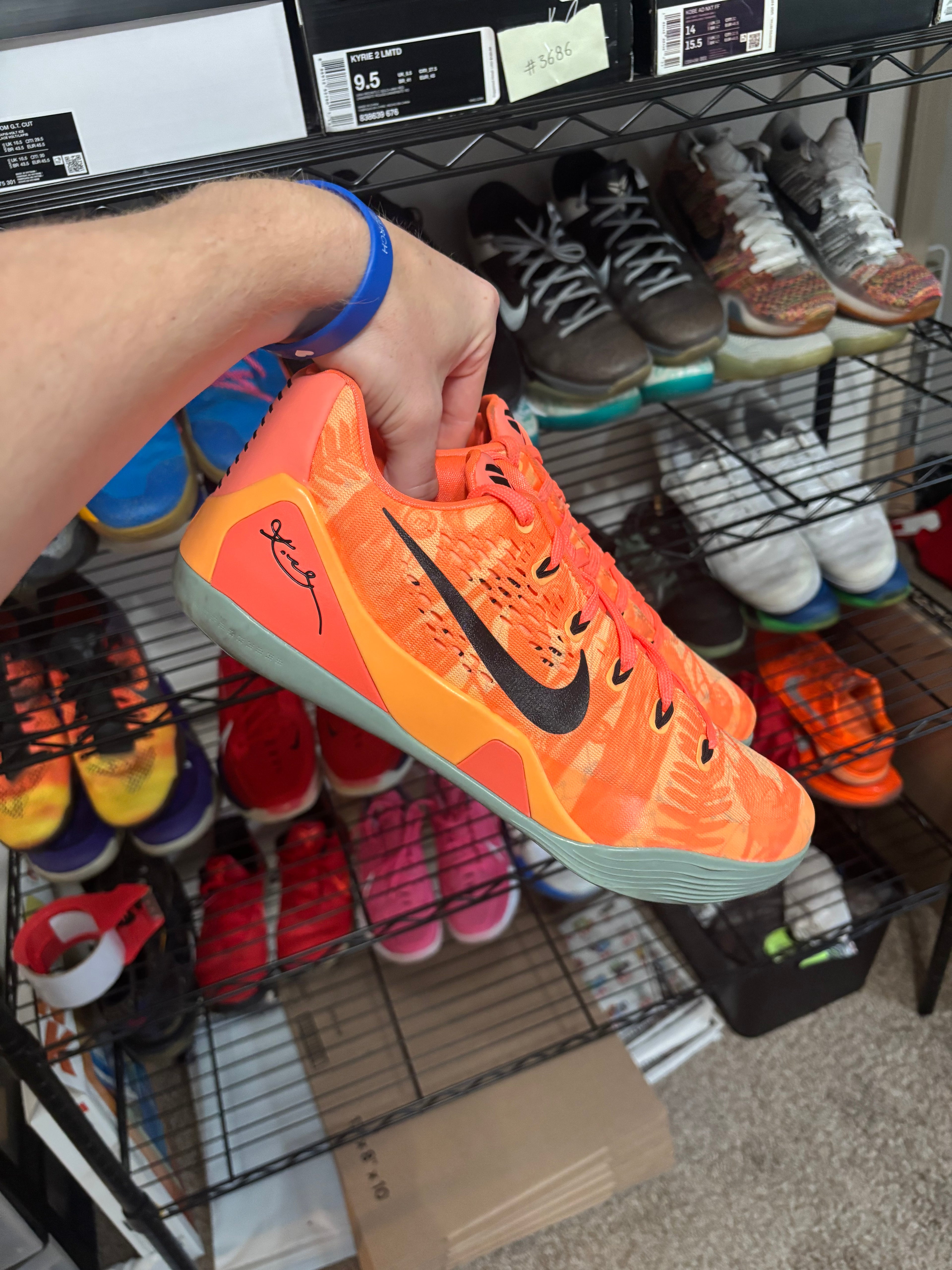 Size 11 - Nike Kobe 9 Peach Mango