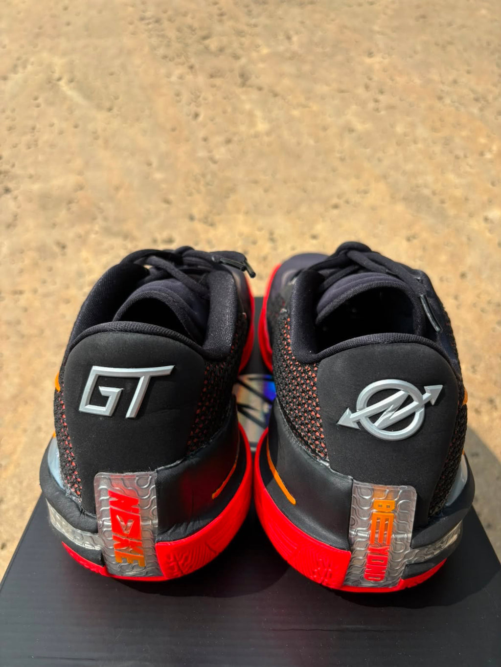 Size 11.5 - Nike GT Cut Black Red Crimson