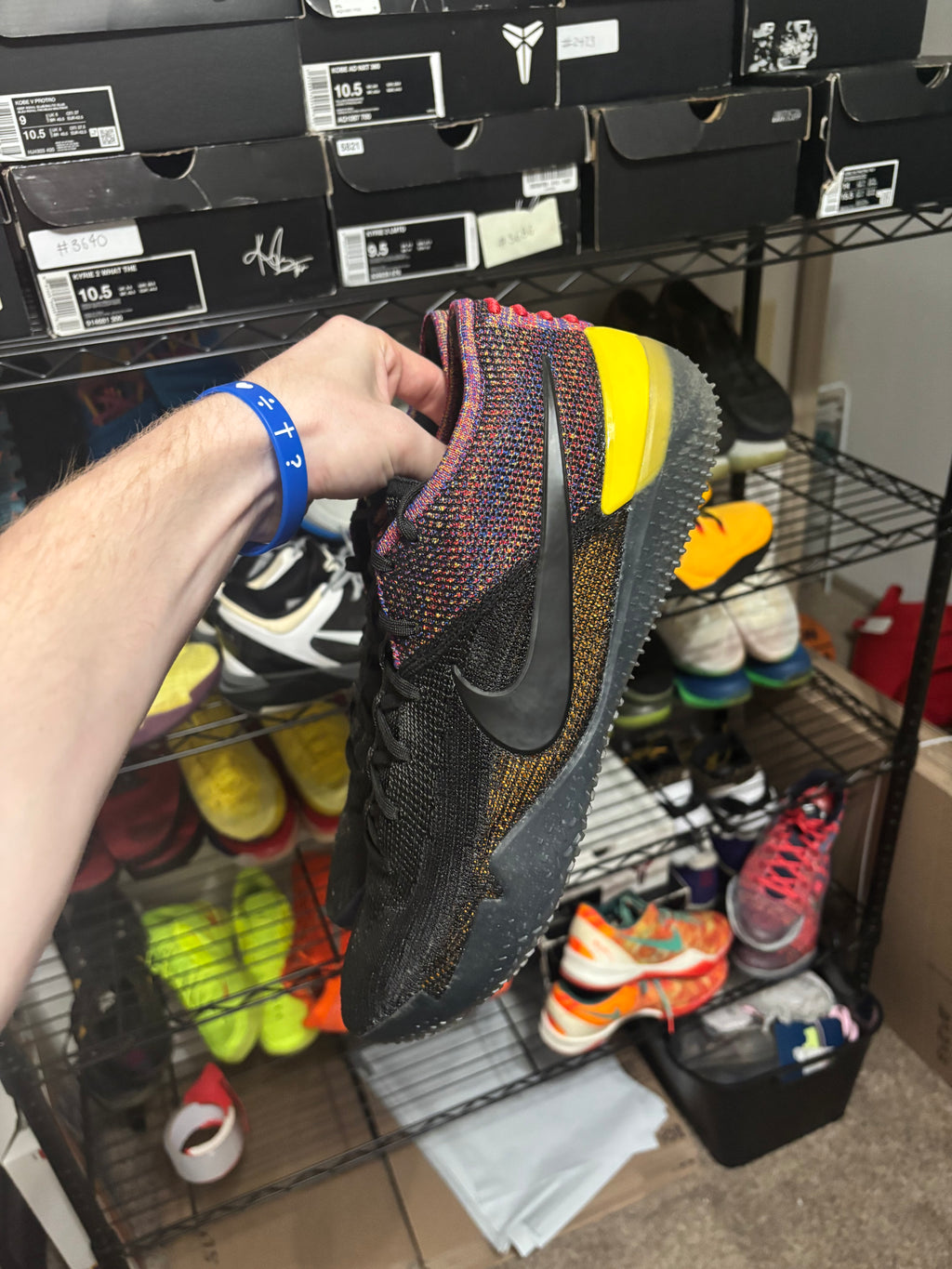 Size 13.5 - Nike Kobe Nxt Black Multicolor