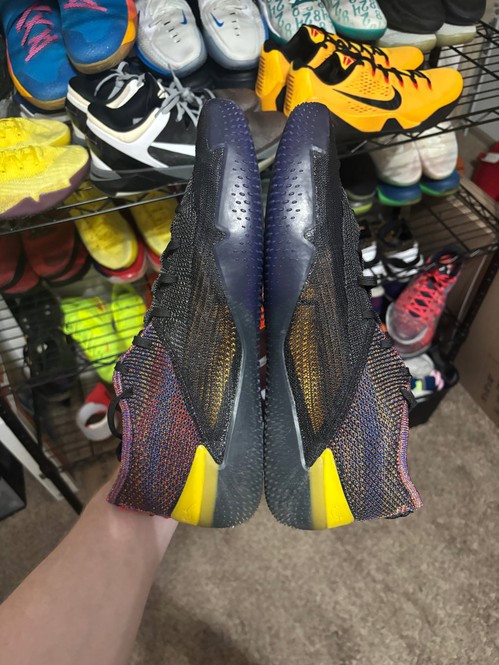 Size 13.5 - Nike Kobe Nxt Black Multicolor