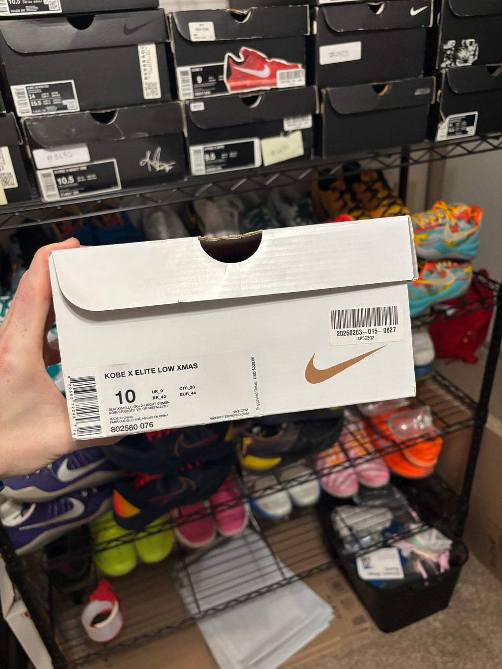 Size 10 - Nike Kobe 10 Elite Christmas