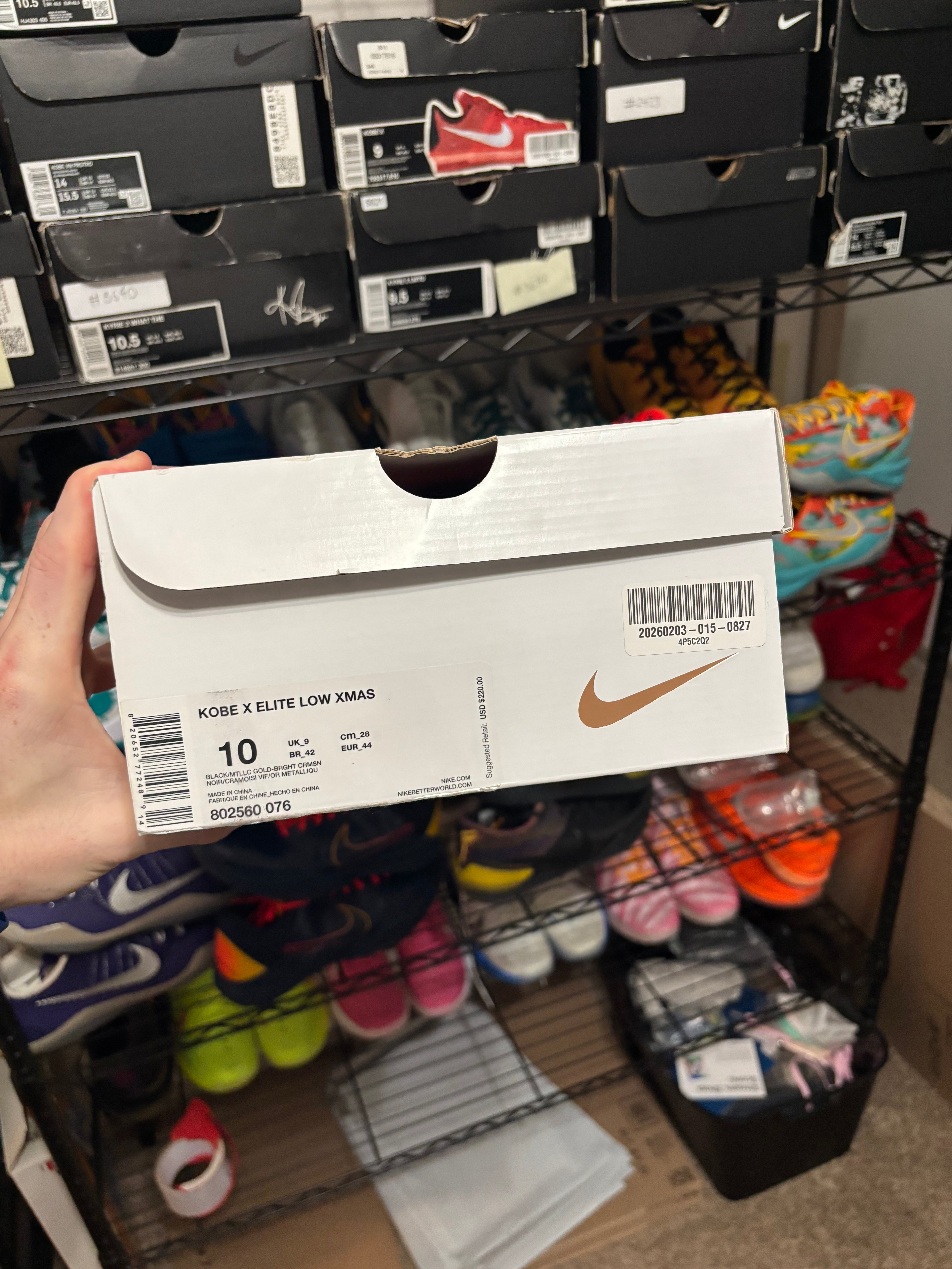 Size 10 - Nike Kobe 10 Elite Christmas