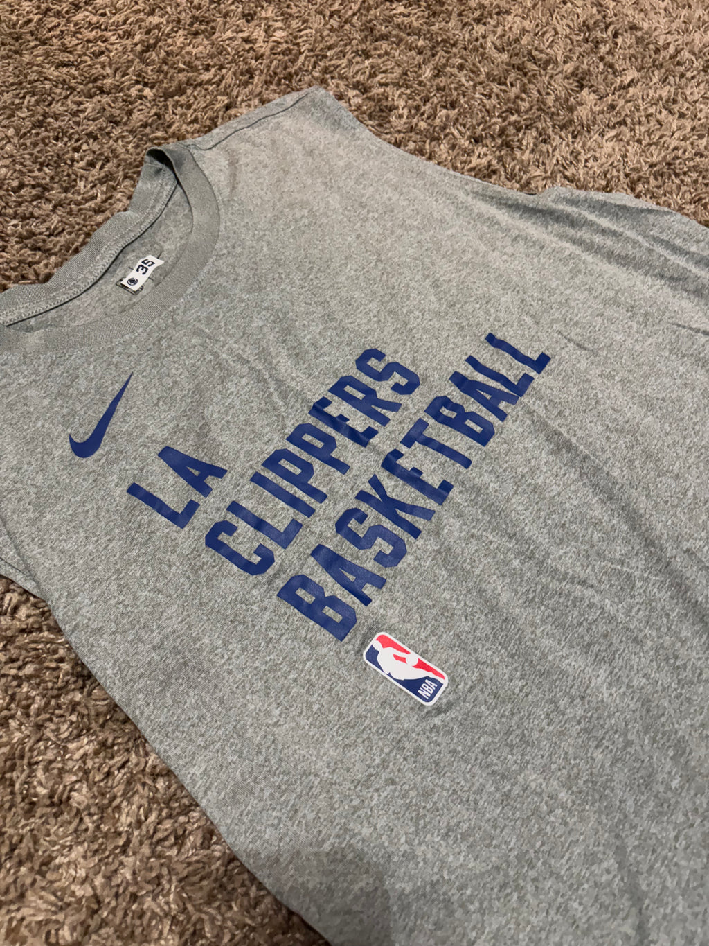 Size L - Los Angeles Clippers Compression Tank