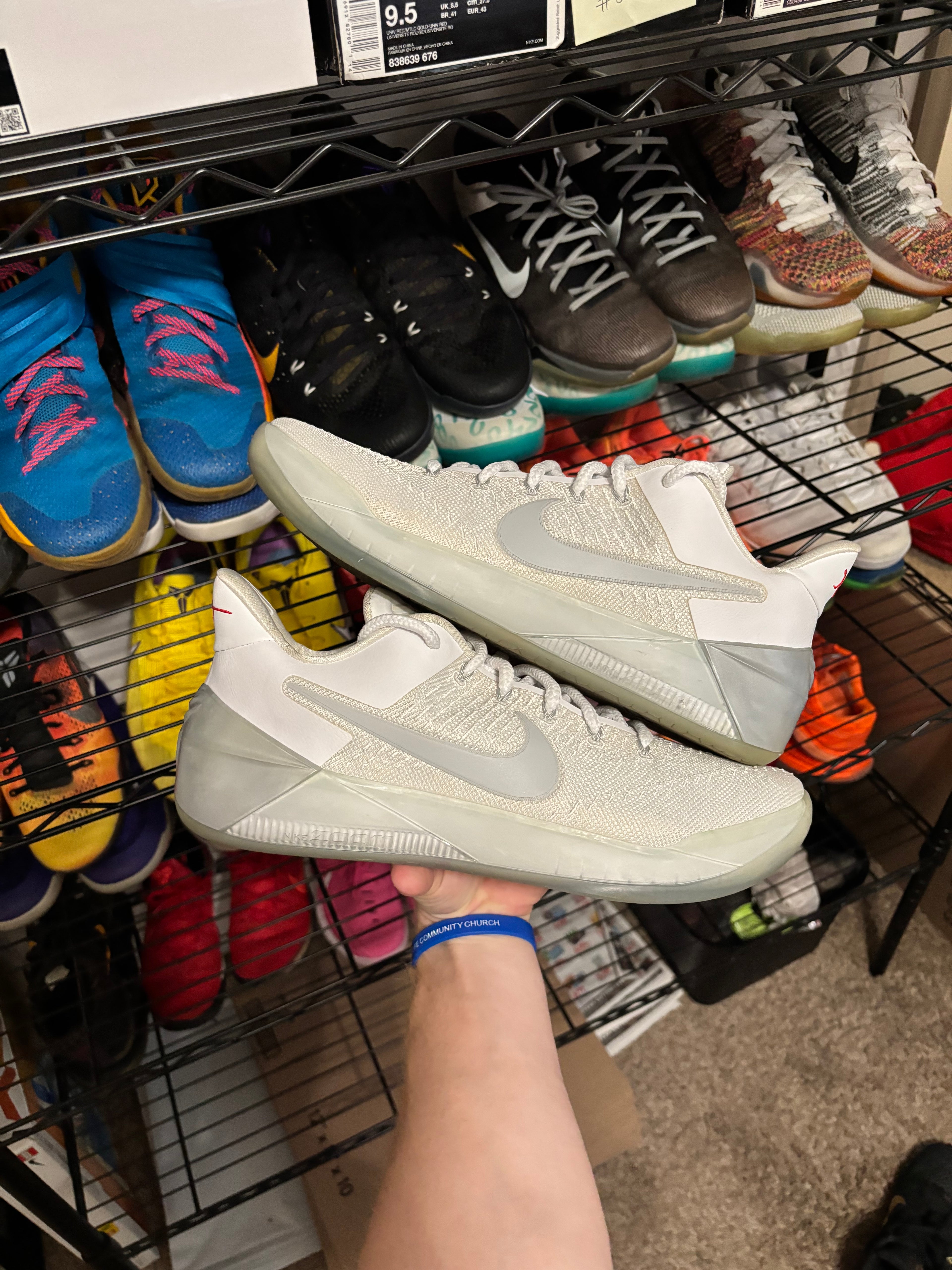 Size 13 - Nike Kobe A.D. White Chrome