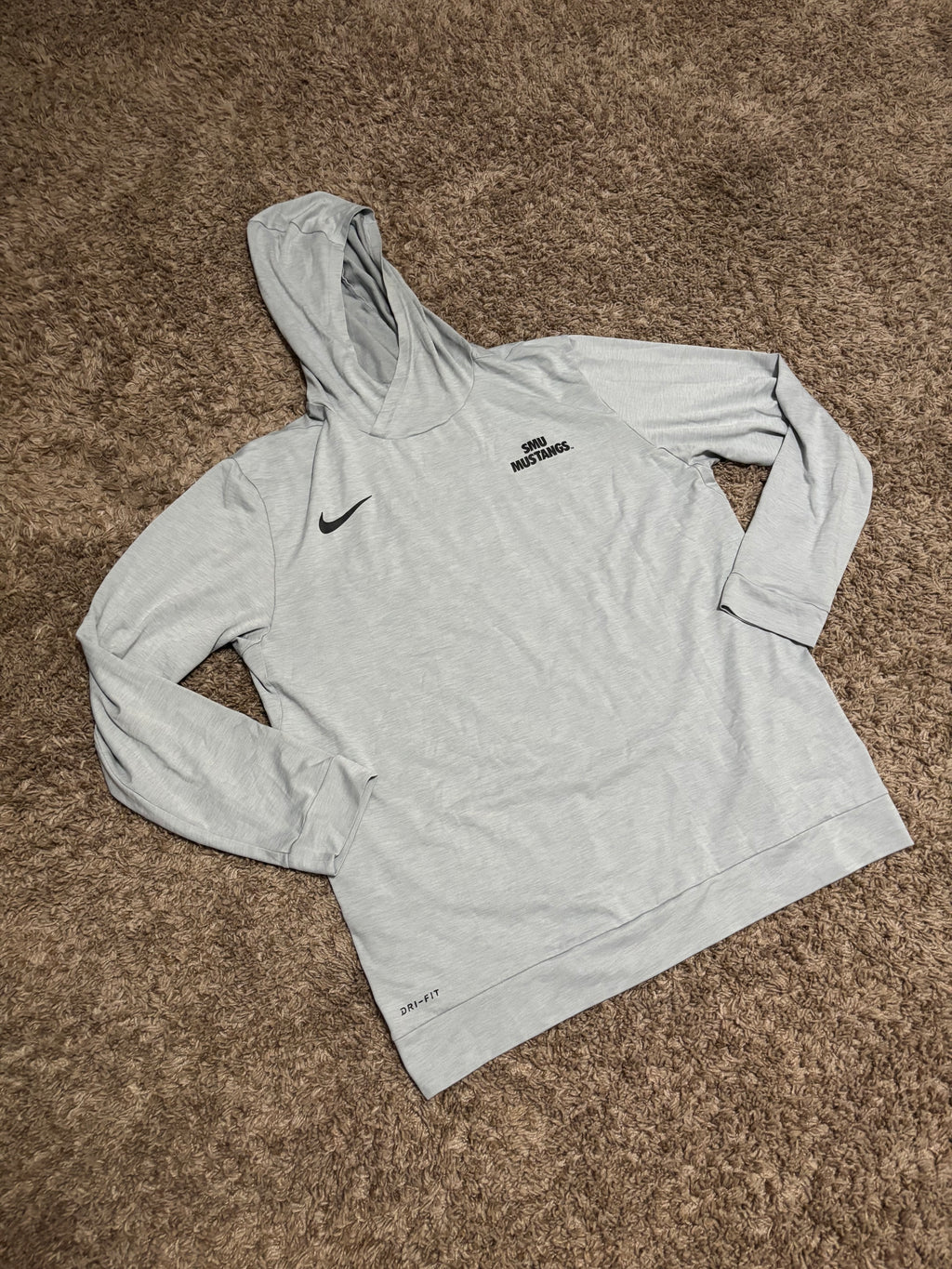 Size XL - SMU Basketball Nike Dri-Fit Warm Up Hoodie