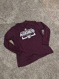 Size XL - Adidas Texas A&M Basketball Long Sleeve