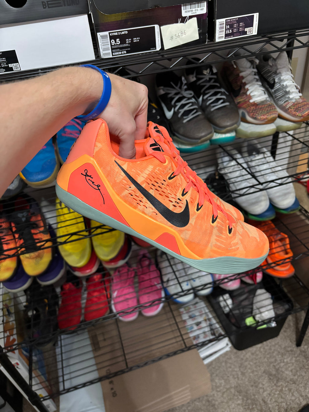 Size 13 - Nike Kobe 9 Peach Mango