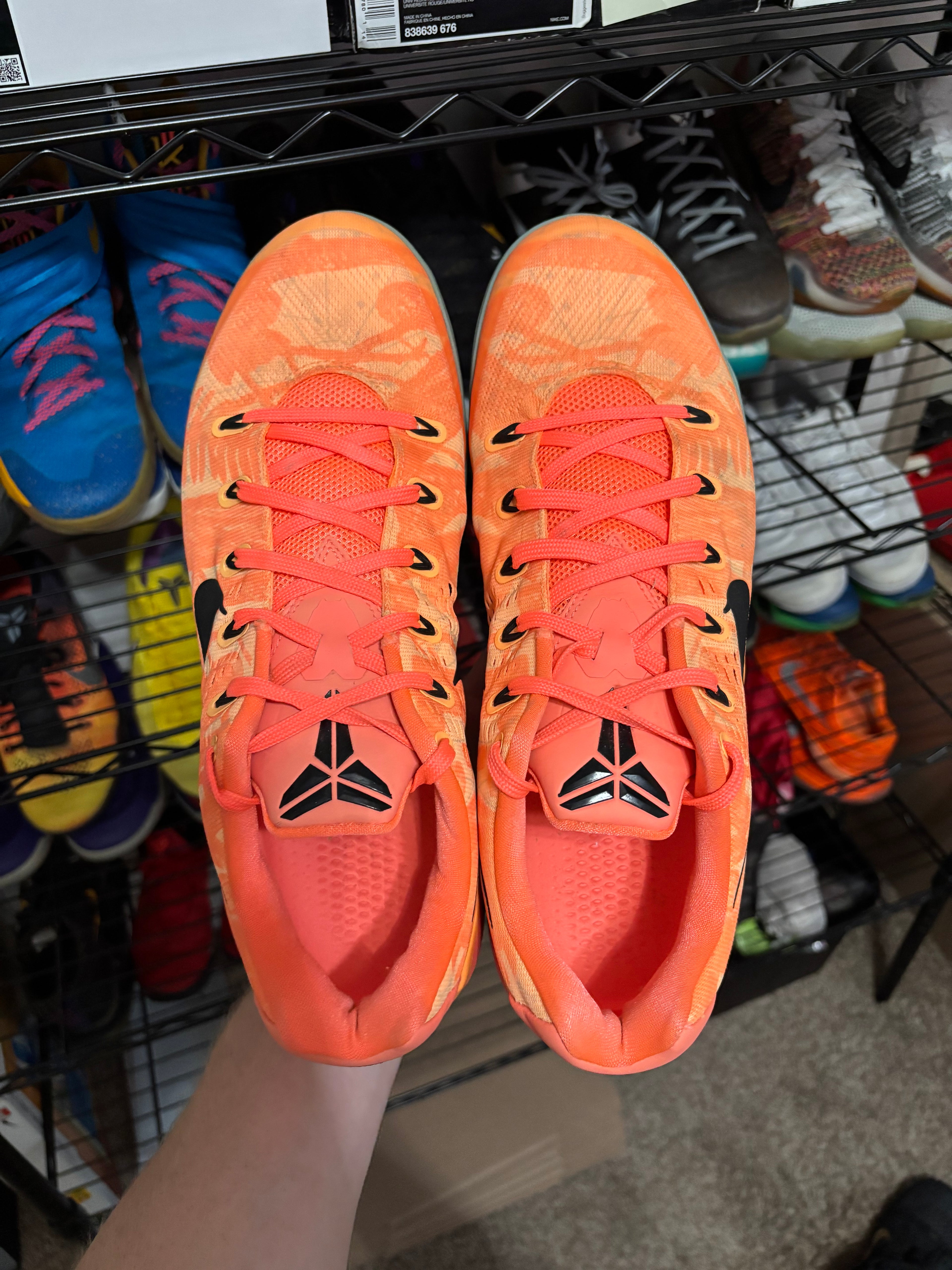 Size 13 - Nike Kobe 9 Peach Mango