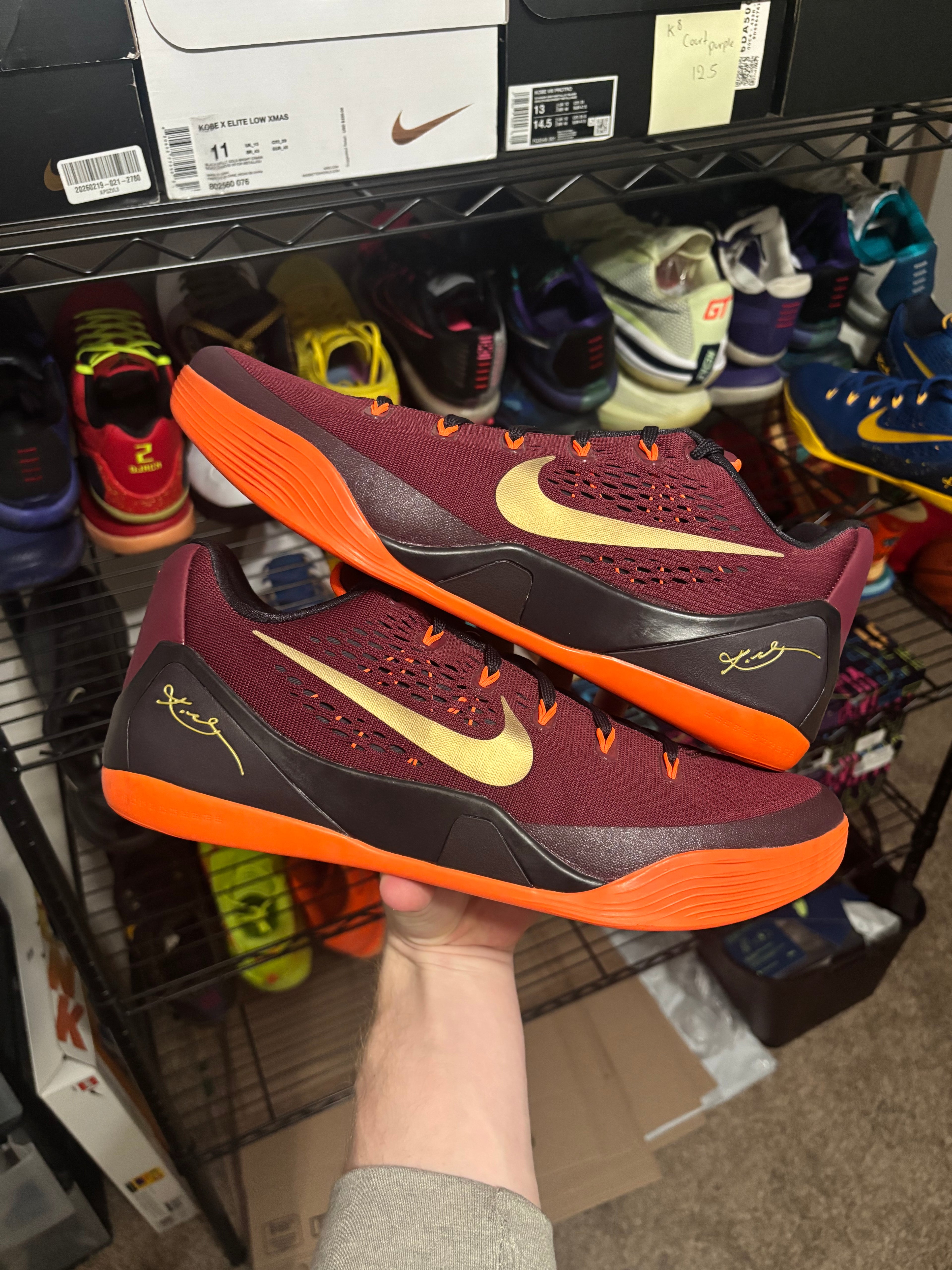 Size 13 - Nike Kobe 9 Deep Garnet