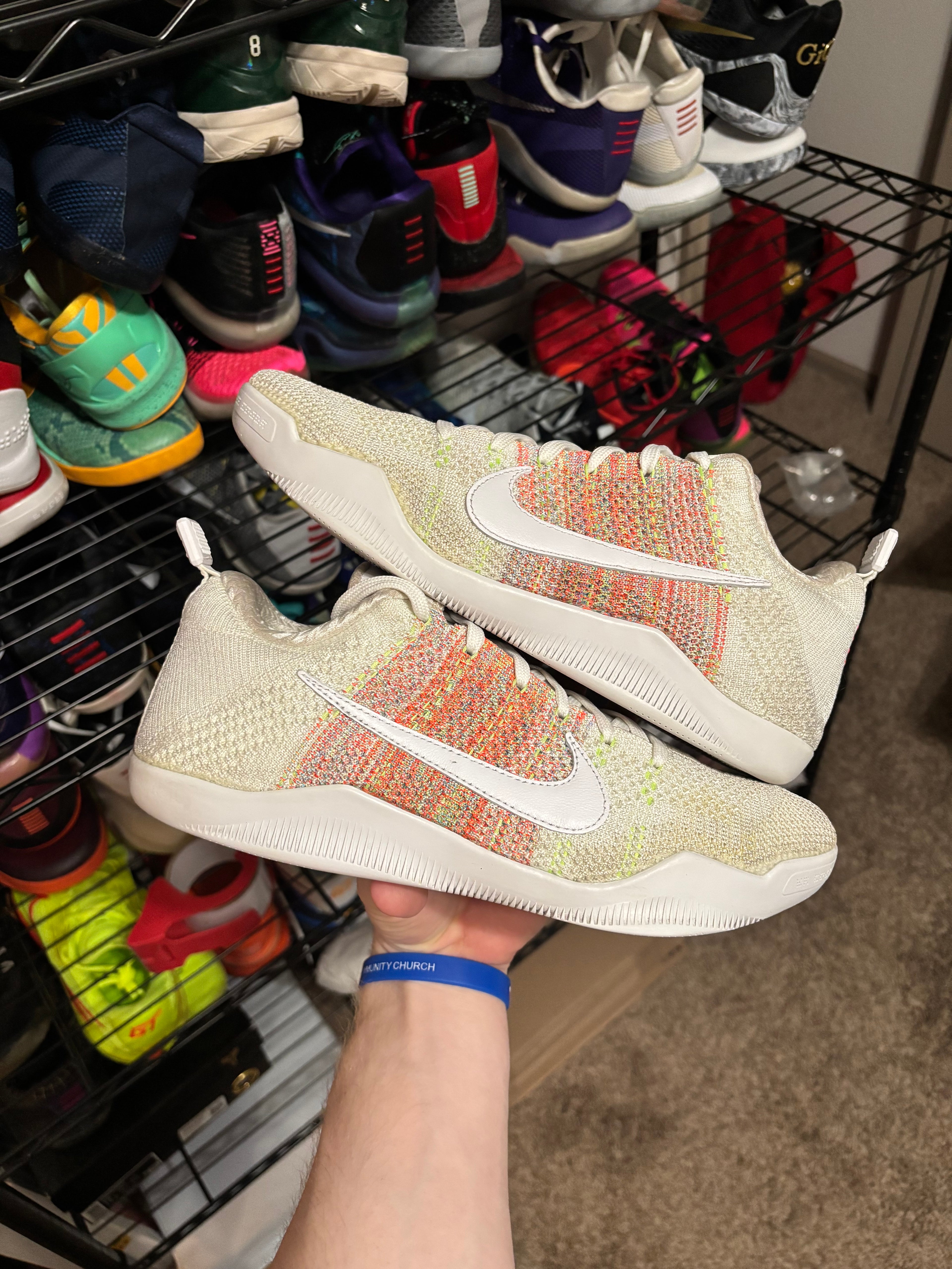 Size 9 - Nike Kobe 11 Elite 4KB White Ghost