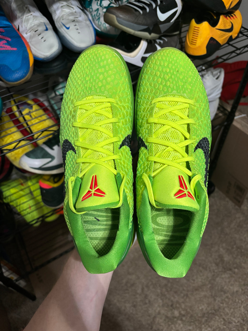 Size 11 - Nike Kobe 6 Protro Grinch