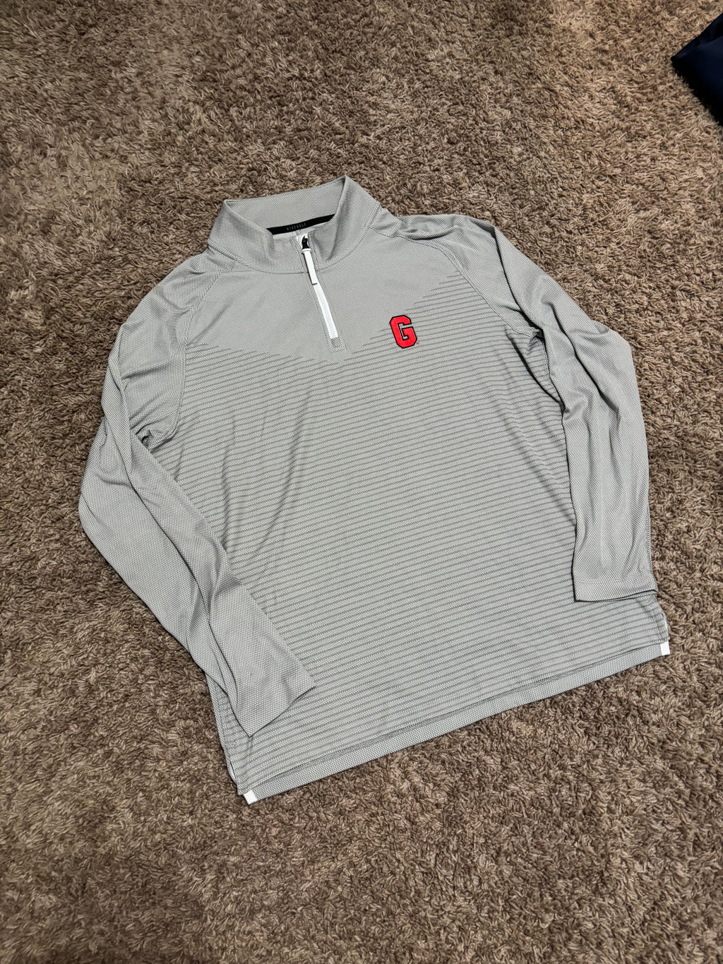 Size L - Georgia Golf Dri-Fit Quarterzip