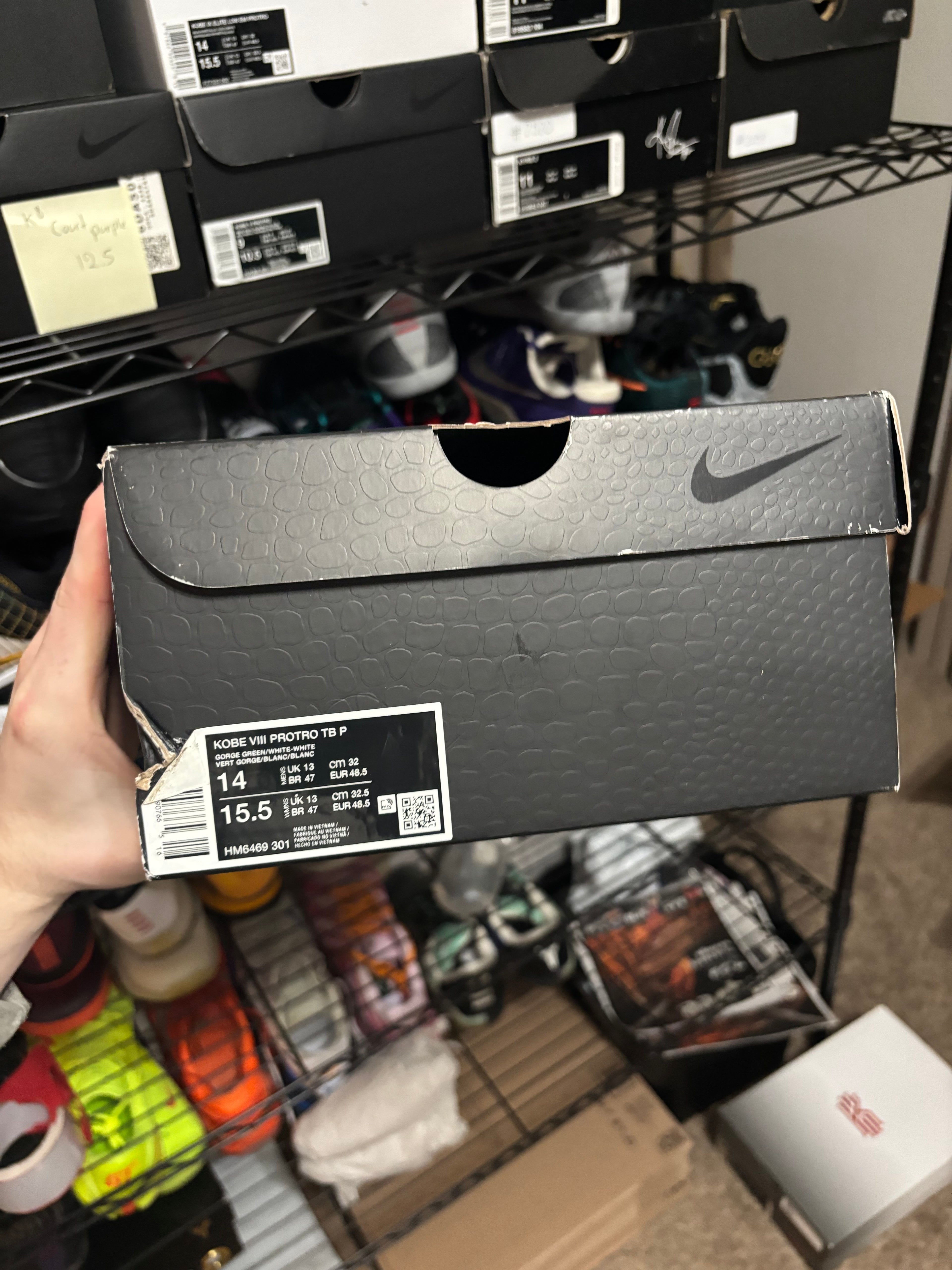 Size 14 - Nike Kobe 8 Protro TB Green