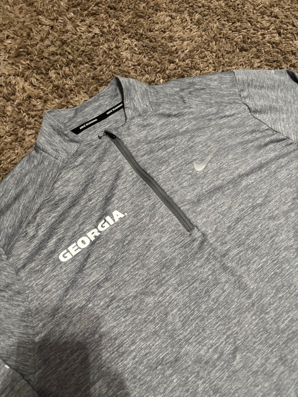 Size L - Georgia Dri-Fit Quarterzip