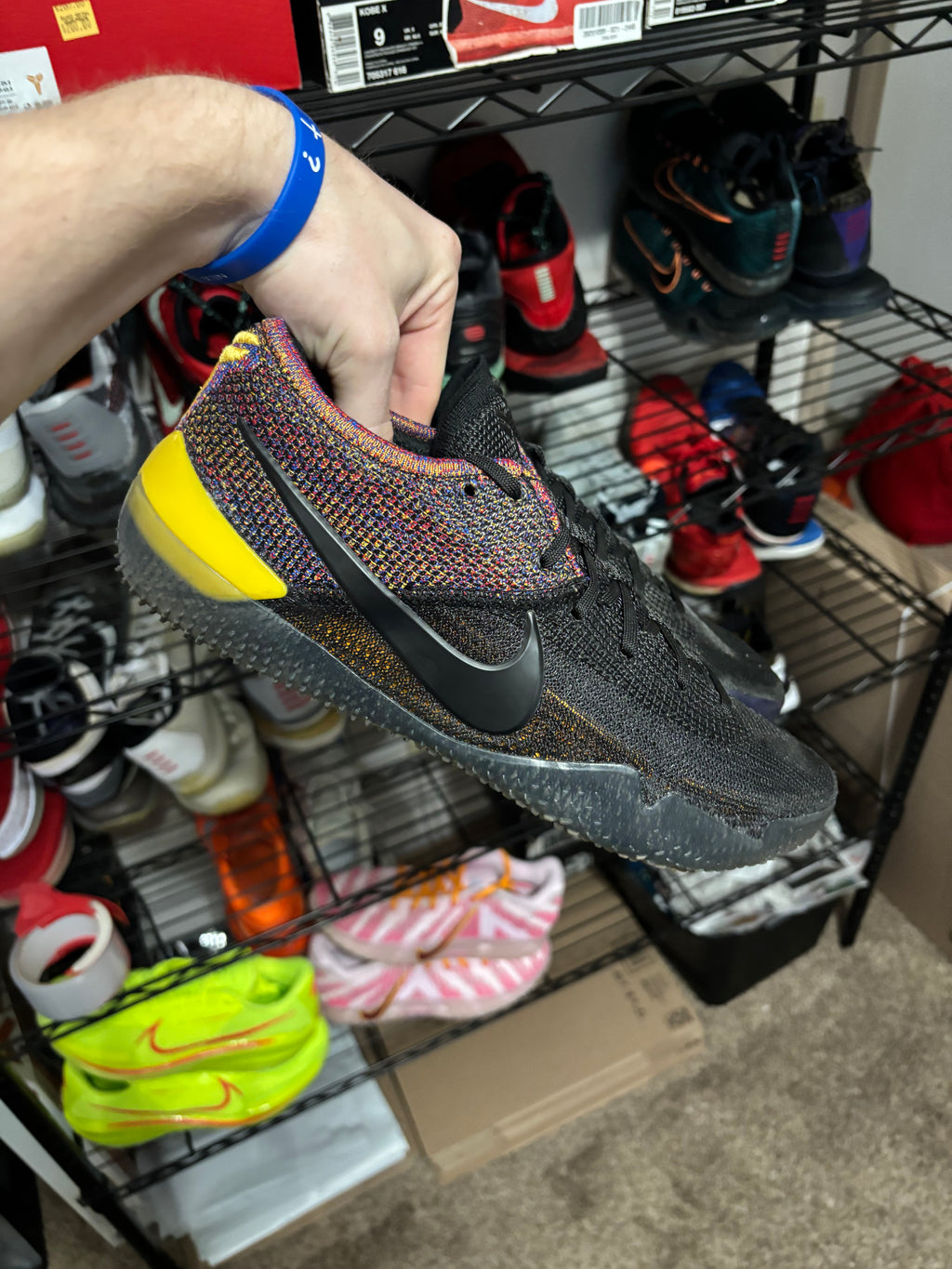 Size 9.5 - Nike Kobe Nxt 360 Black Multicolor