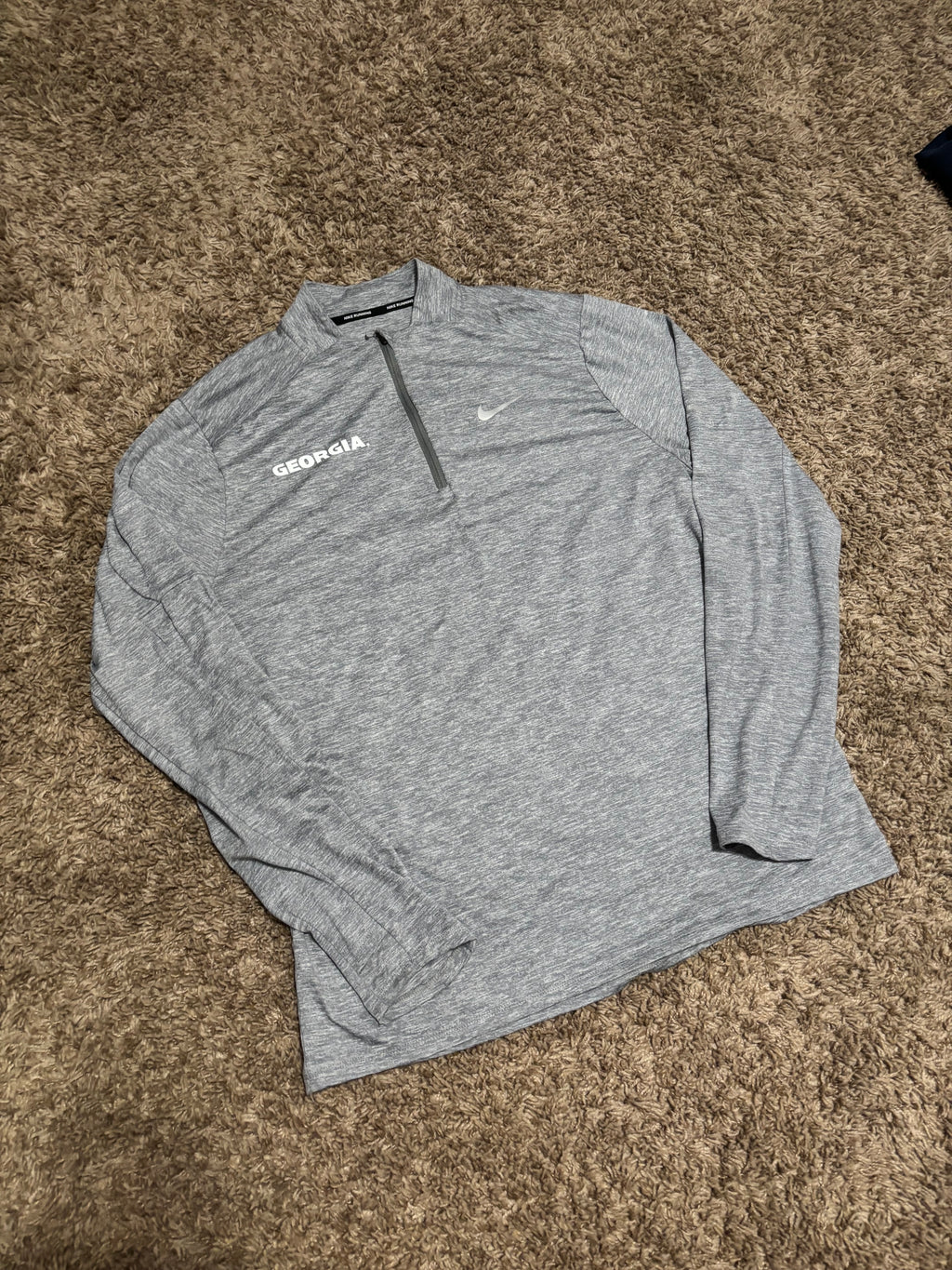 Size L - Georgia Dri-Fit Quarterzip