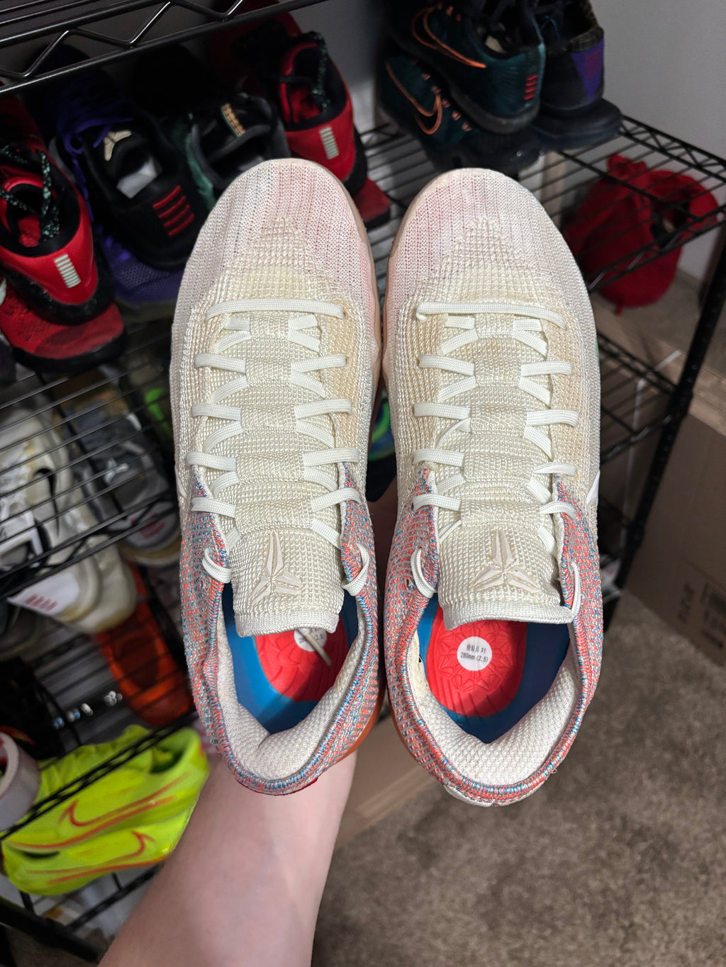 Size 10 - Nike Kobe Nxt 360 White Multicolor