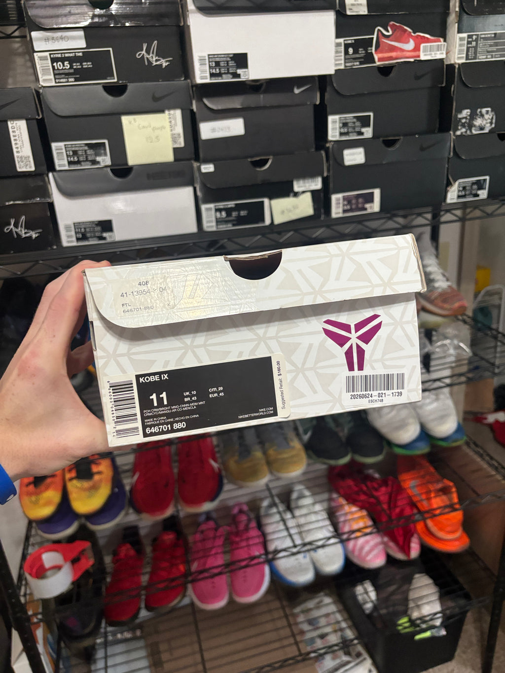 Size 11 - Nike Kobe 9 Peach Mango