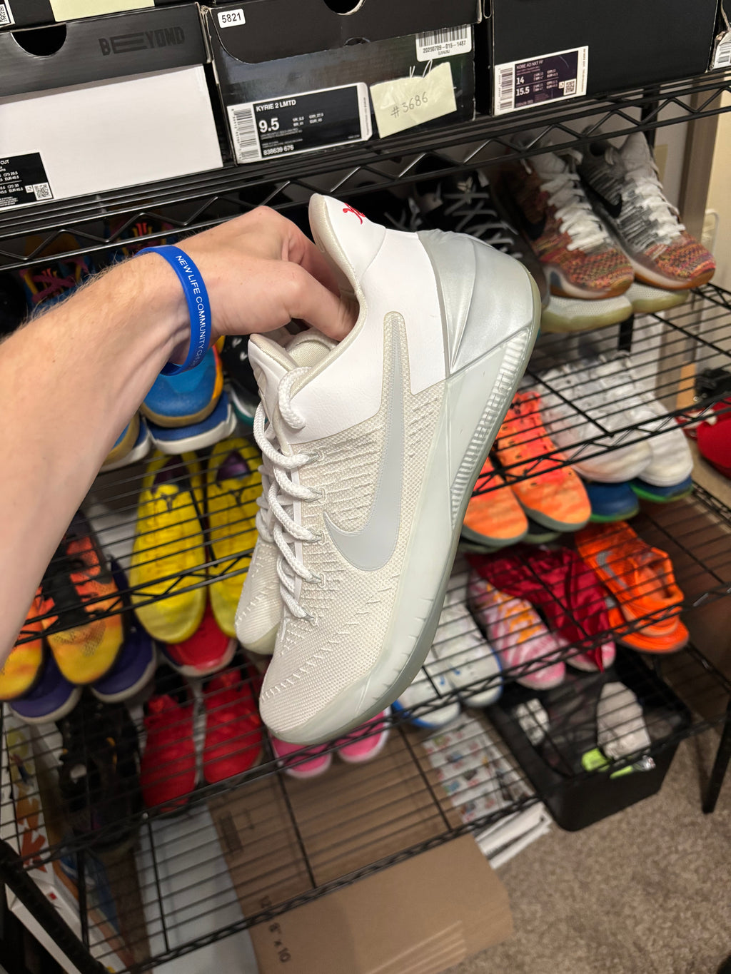 Size 13 - Nike Kobe A.D. White Chrome