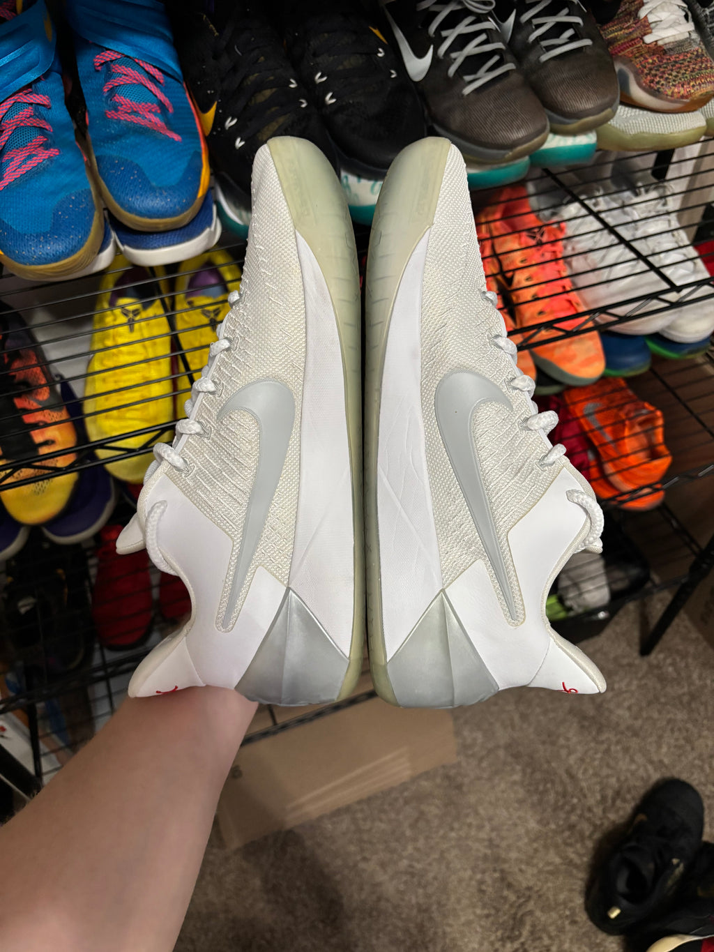 Size 13 - Nike Kobe A.D. White Chrome