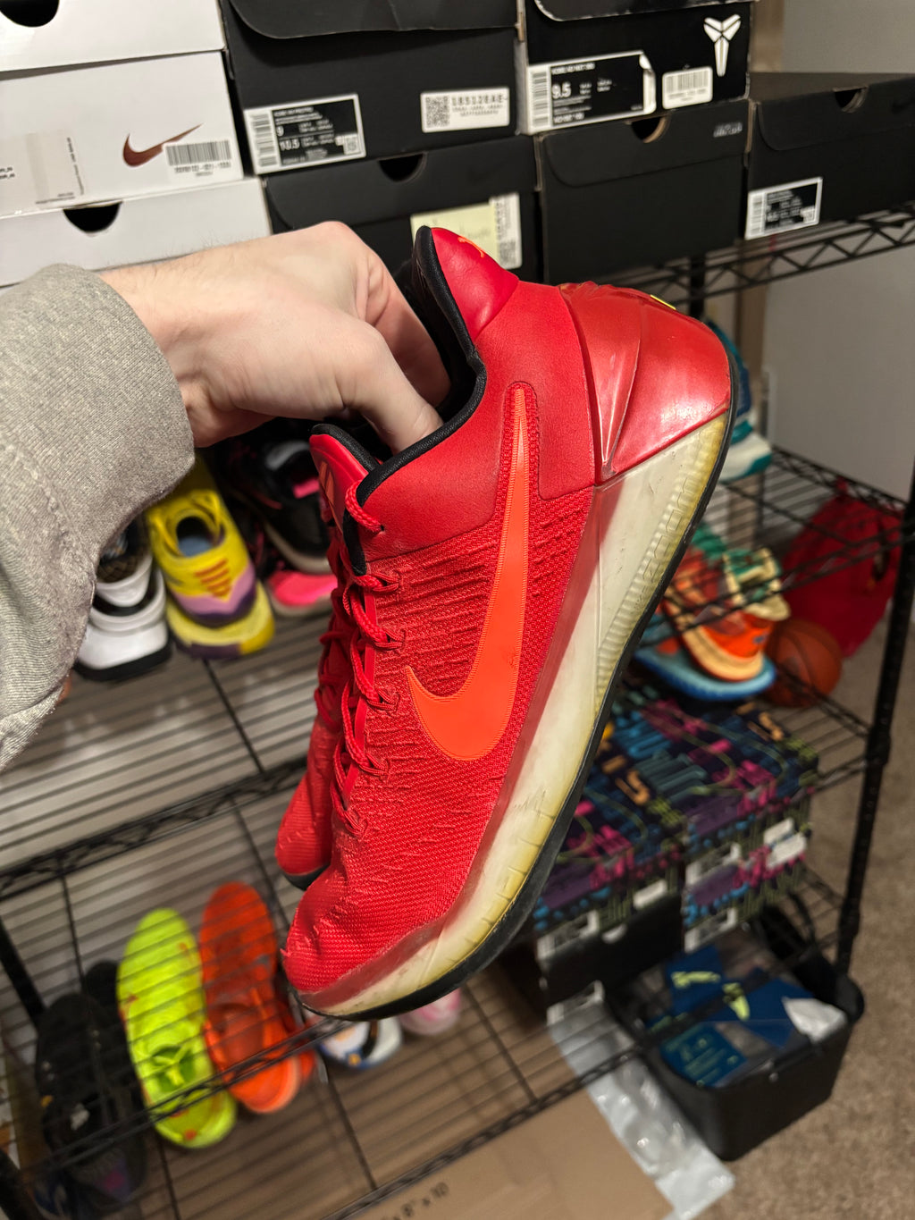 Size 10 - Nike Kobe AD University Red