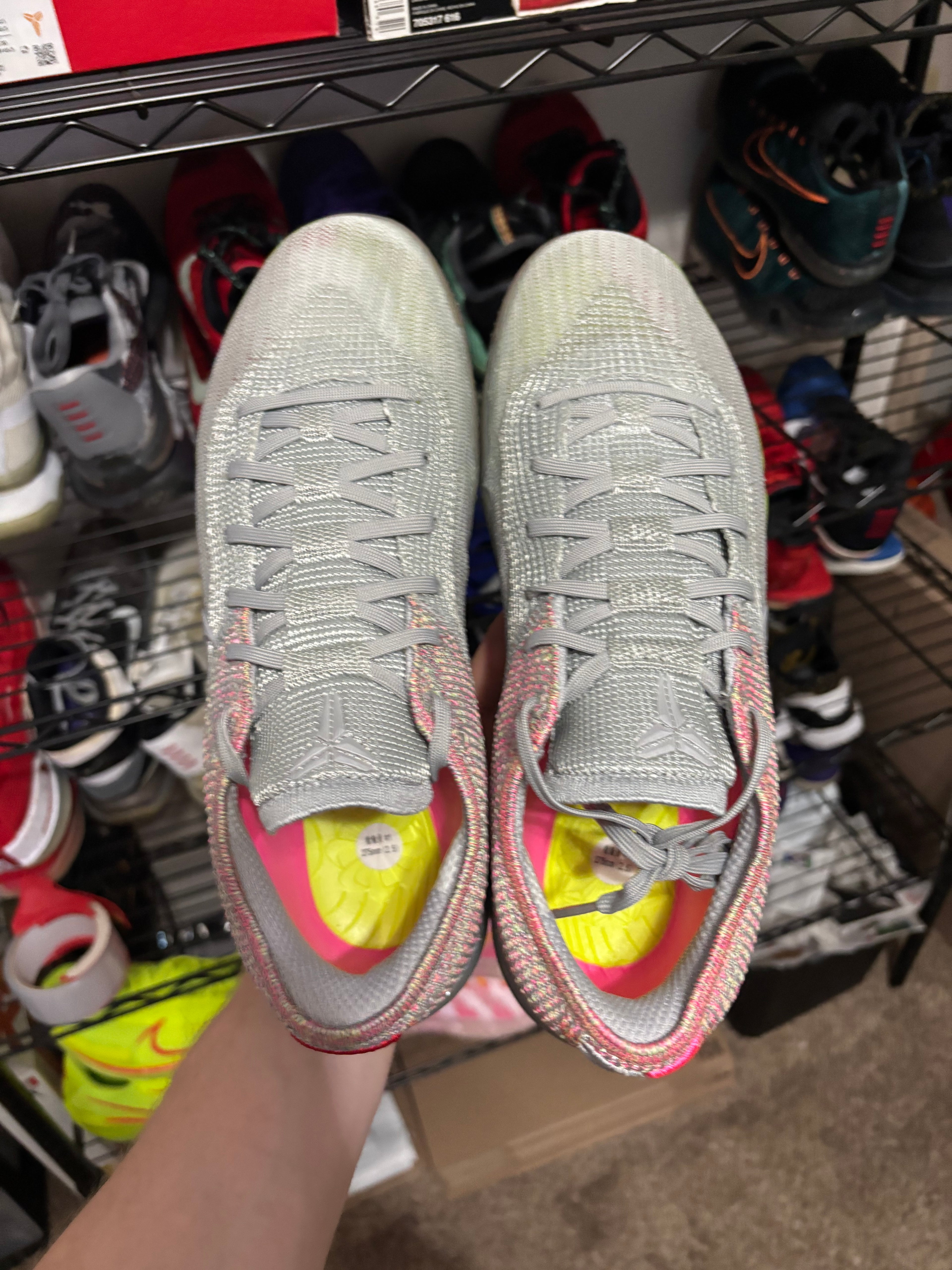Size 9.5 - Nike Kobe Nxt 360 Grey Multicolor