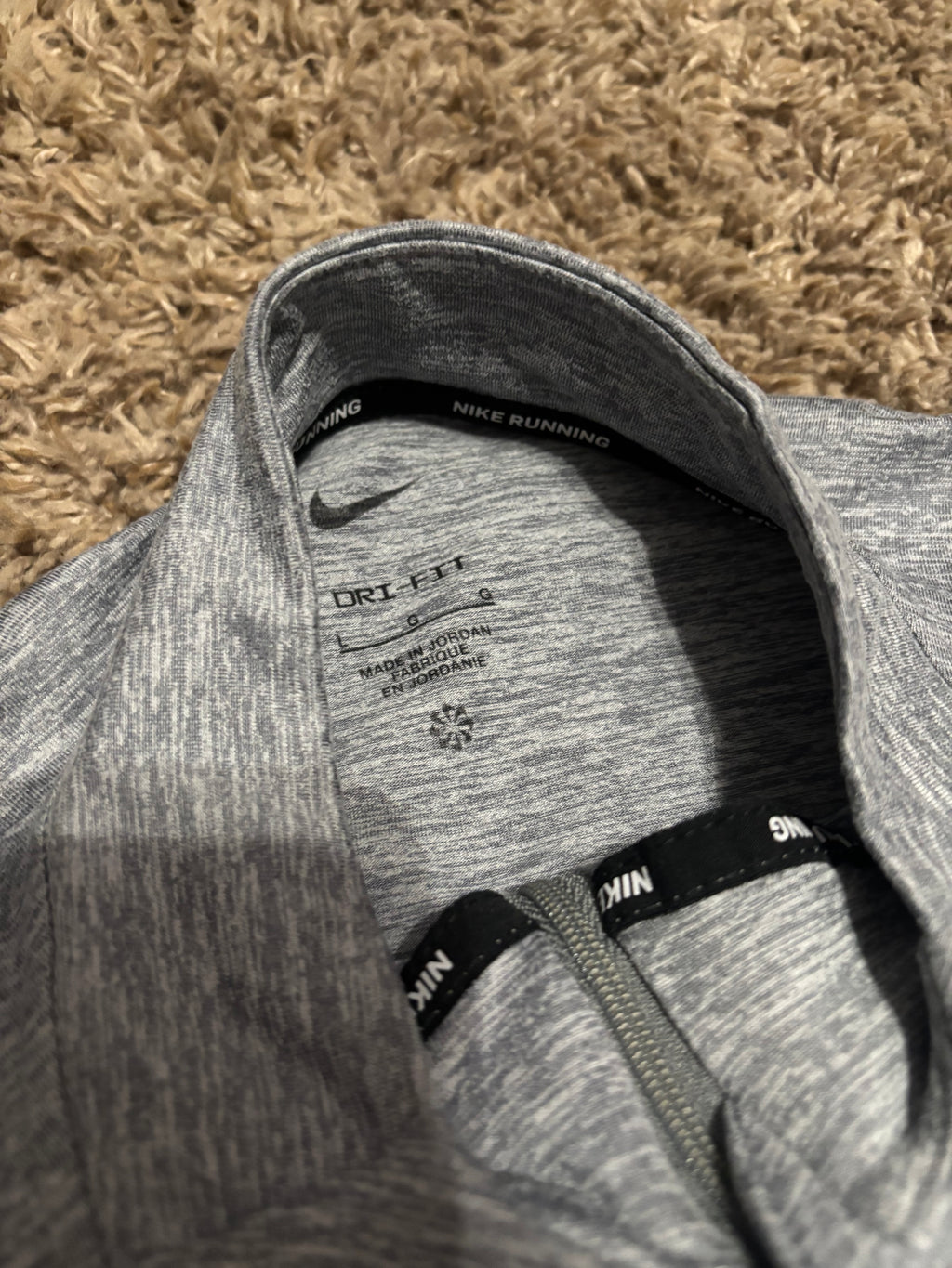Size L - Georgia Dri-Fit Quarterzip